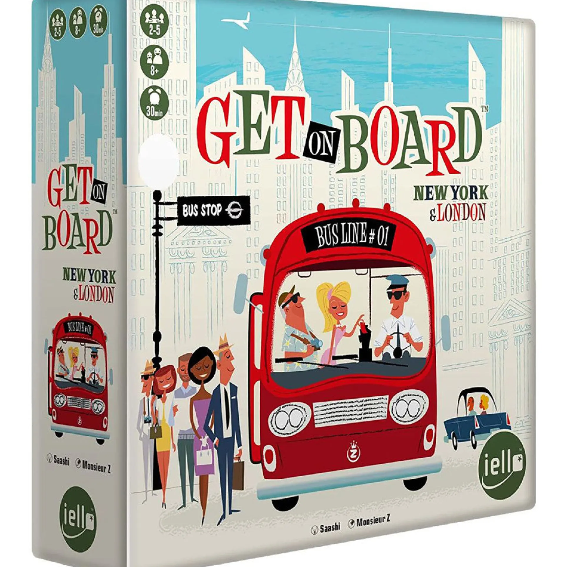 Get On Board: New York & London Dual City Strategy Board Game