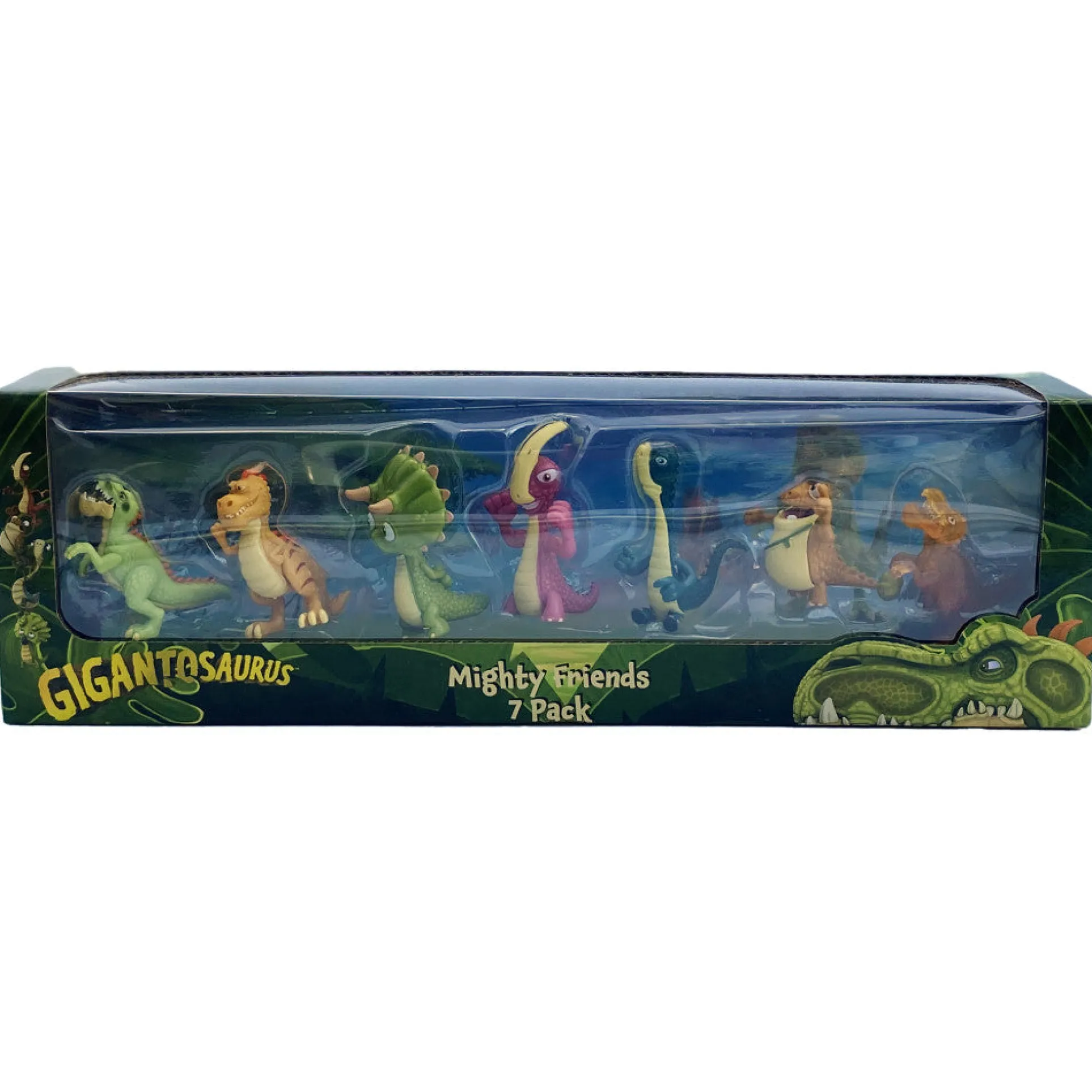 Gigantosaurus: Mighty Friends - 7 Pack Mini Dinosaur Figures