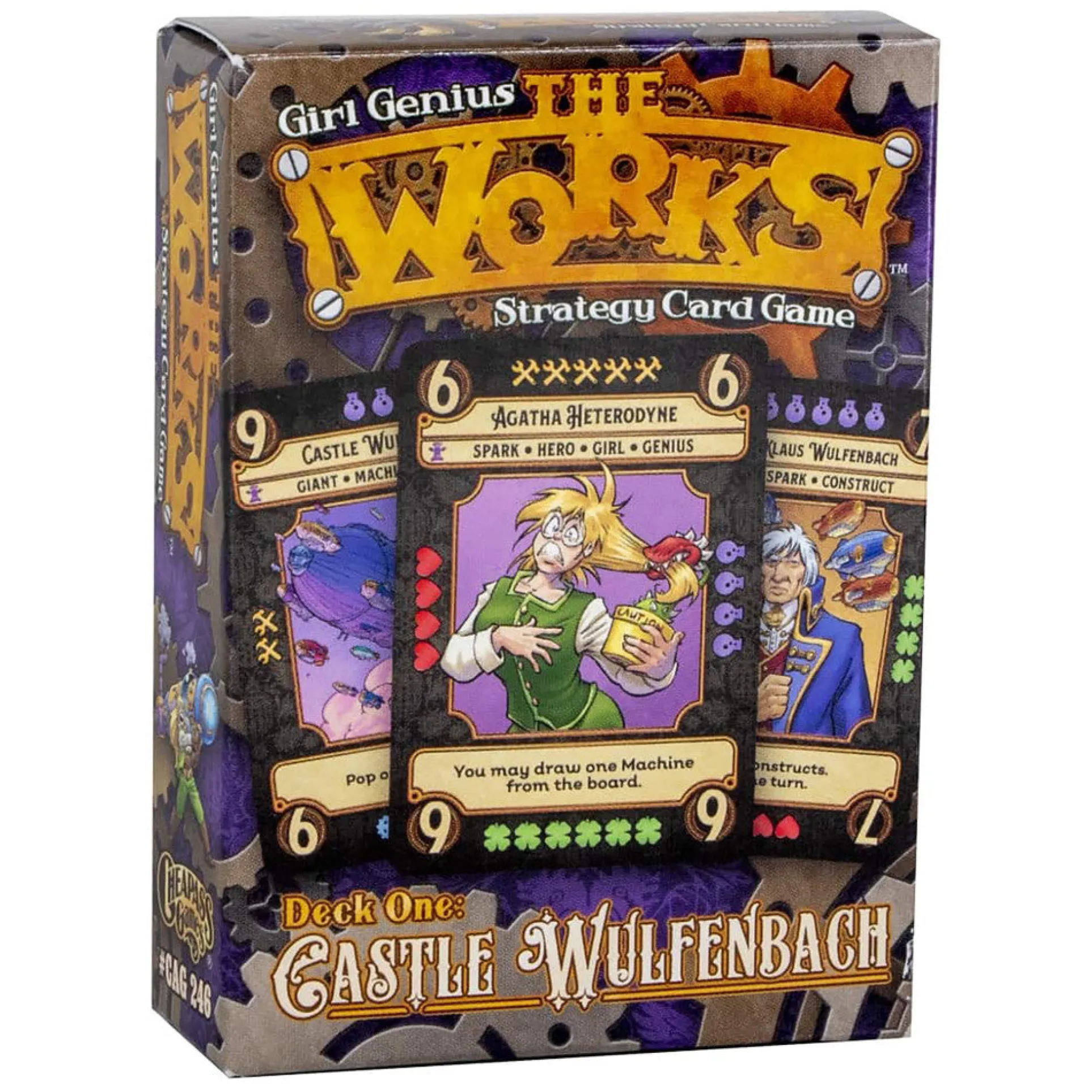 Girl Genius The Works: Castle Wulfenbach Edition Strategy Card Game