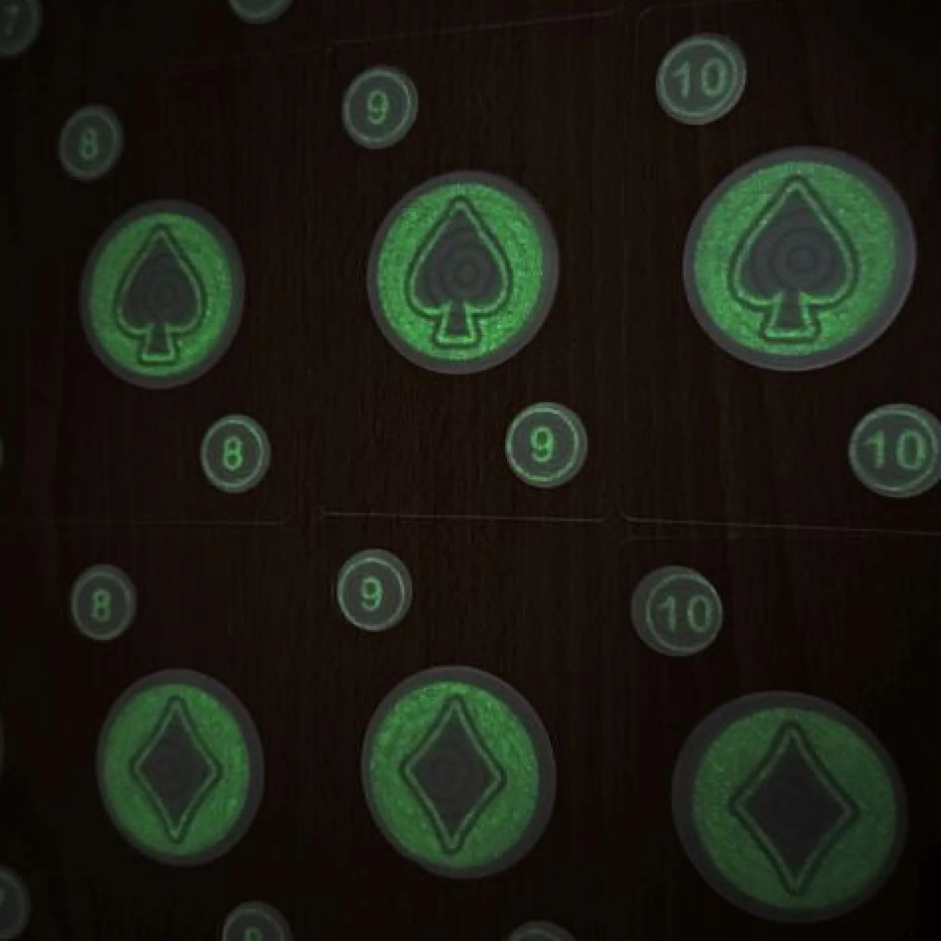 Glow-in-the-Dark Deck of Cards for Nighttime Fun