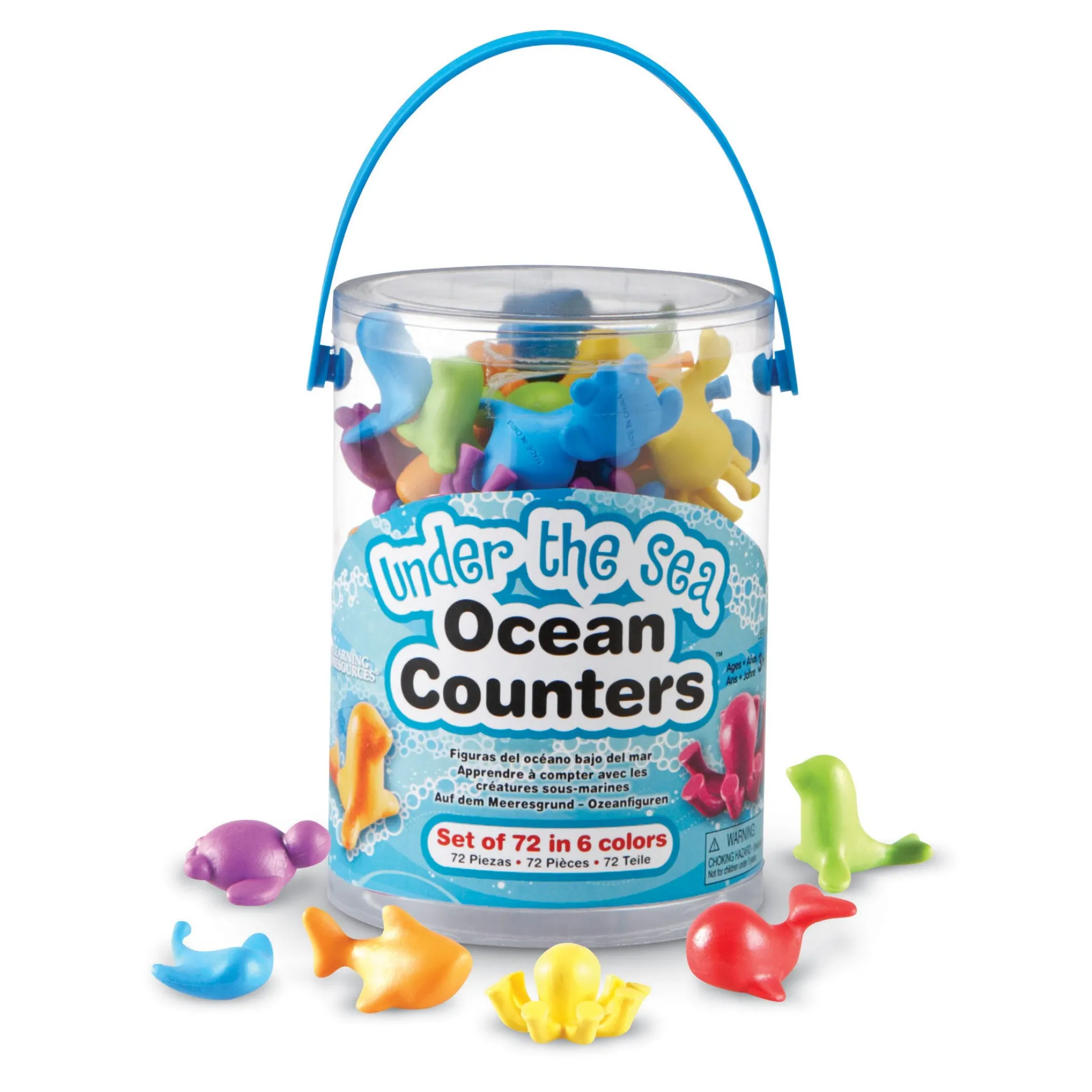 Learning Resources Under the Sea Ocean Counters - Educational Math Toy
