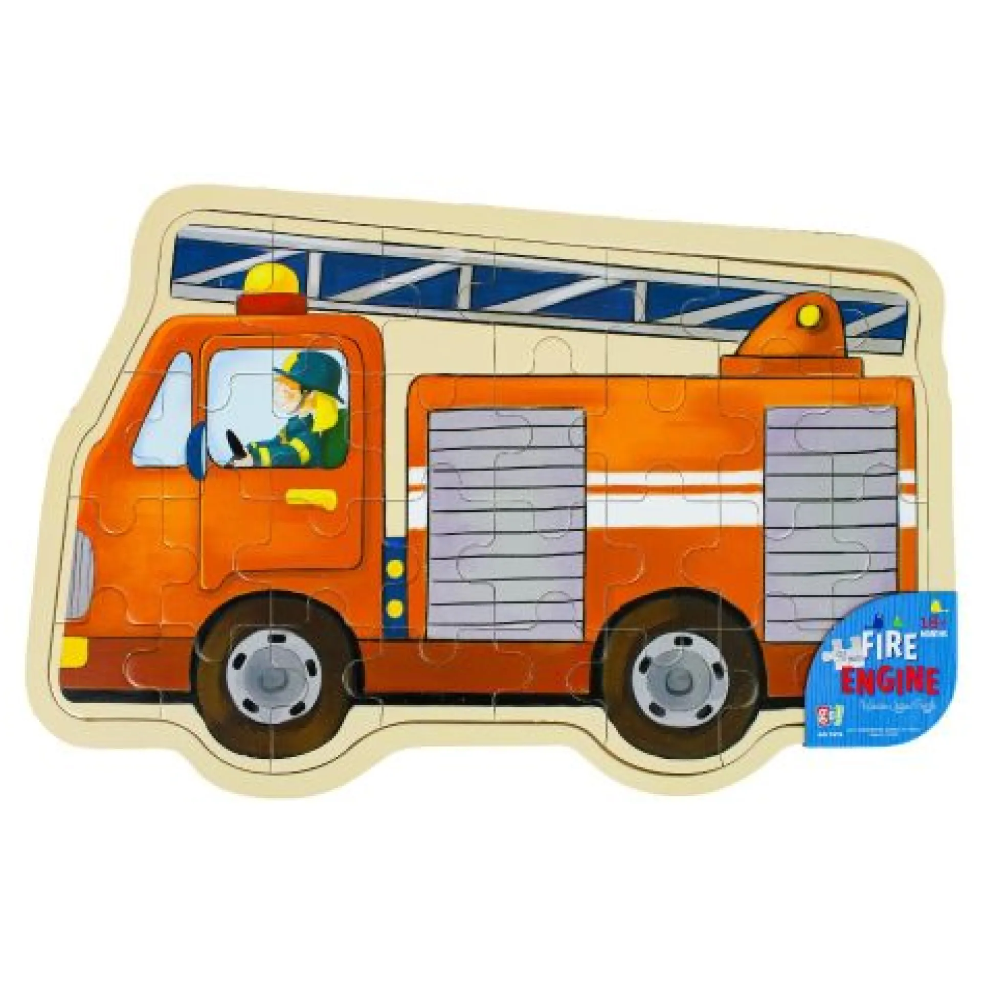Go! Games Fire Engine Rescue 100-Piece Jigsaw Puzzle