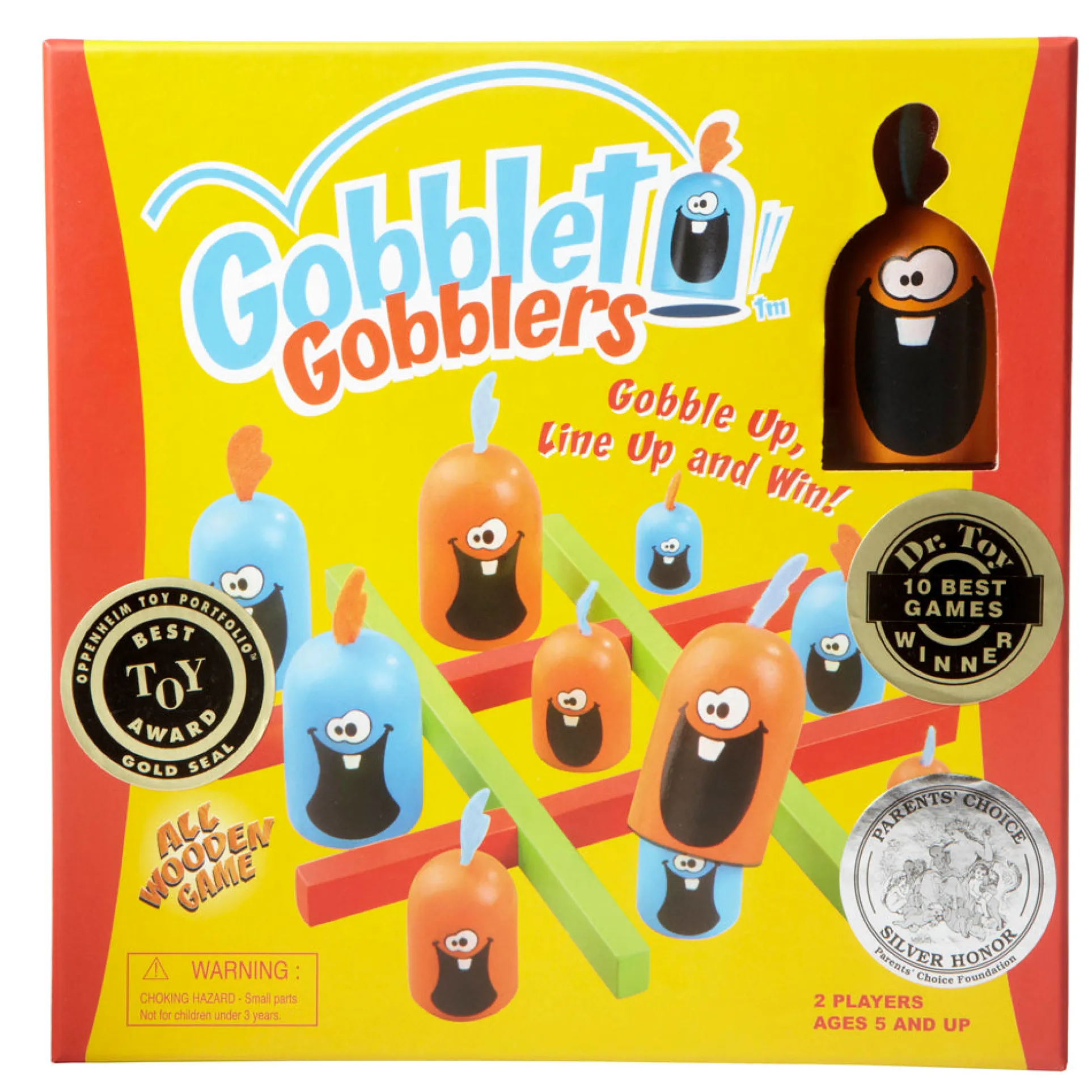 Gobblet Gobblers Wooden Strategy Board Game by Blue Orange