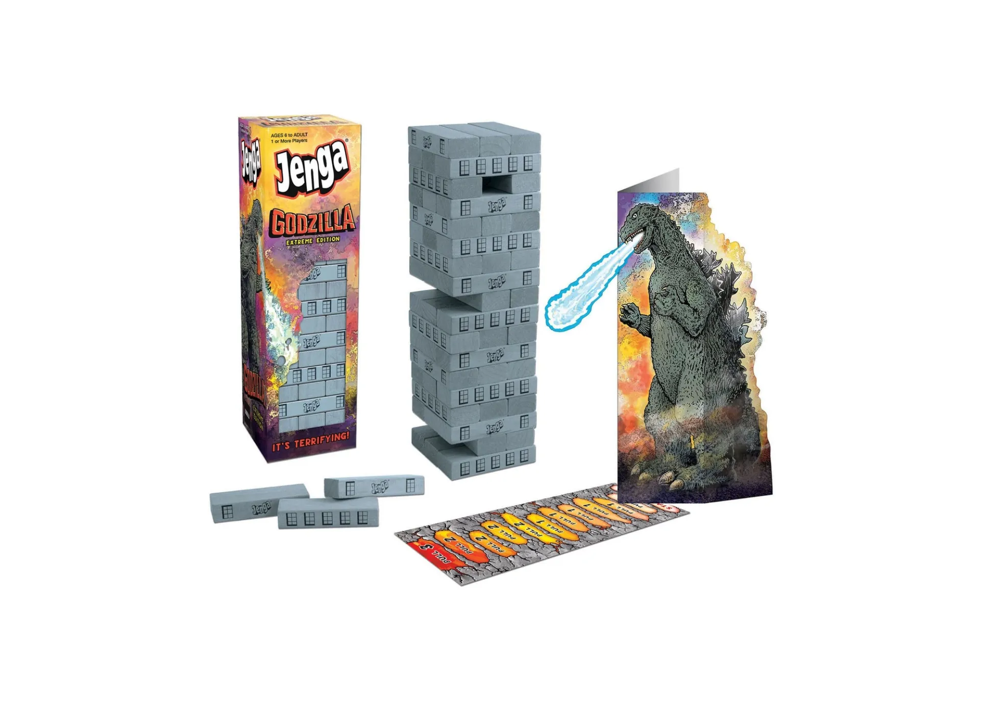 Godzilla JENGA Extreme Edition Board Game by USAopoly