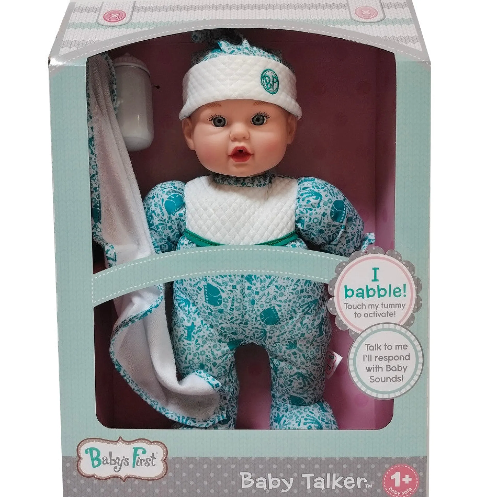 Goldberger 15" Baby's First Baby Talker - Interactive Baby Doll