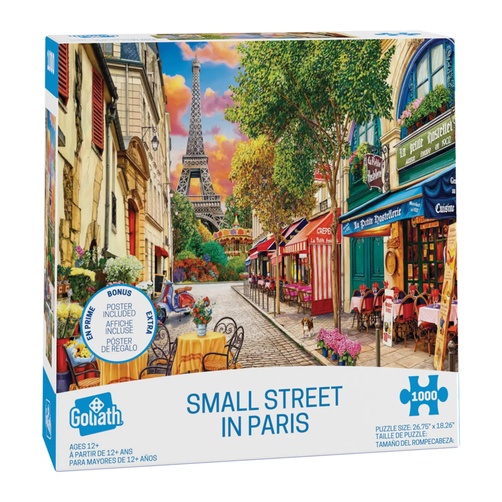 Goliath Small Street in Paris Jigsaw Puzzle - 1000 pc