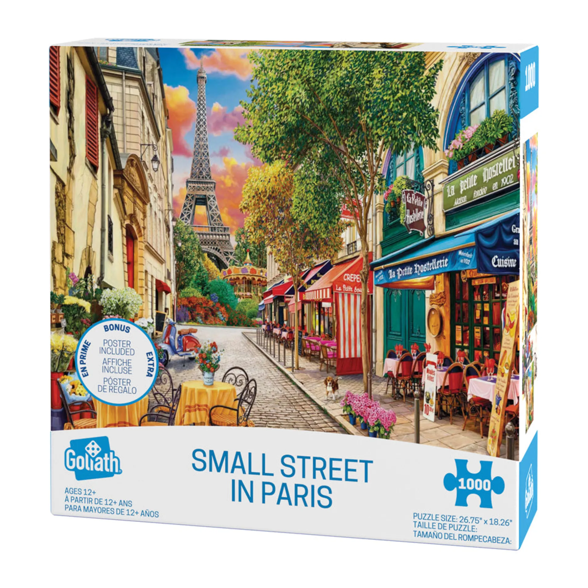 Goliath Small Street in Paris Jigsaw Puzzle - 1000 pc