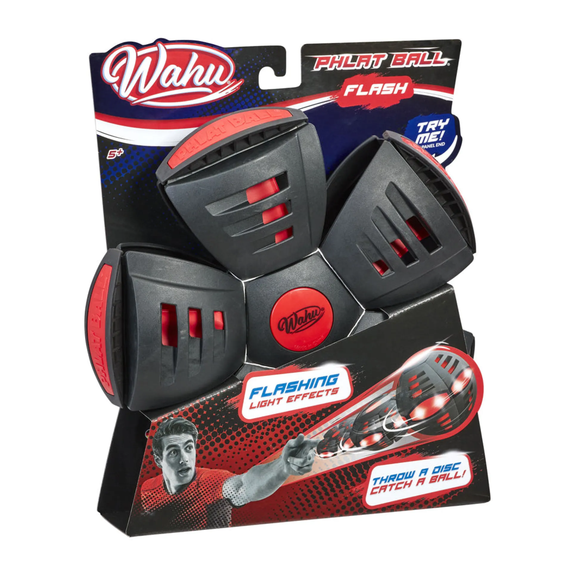 Goliath Wahu Phlat Ball Flash - Transforming LED Light-Up Disc/Ball