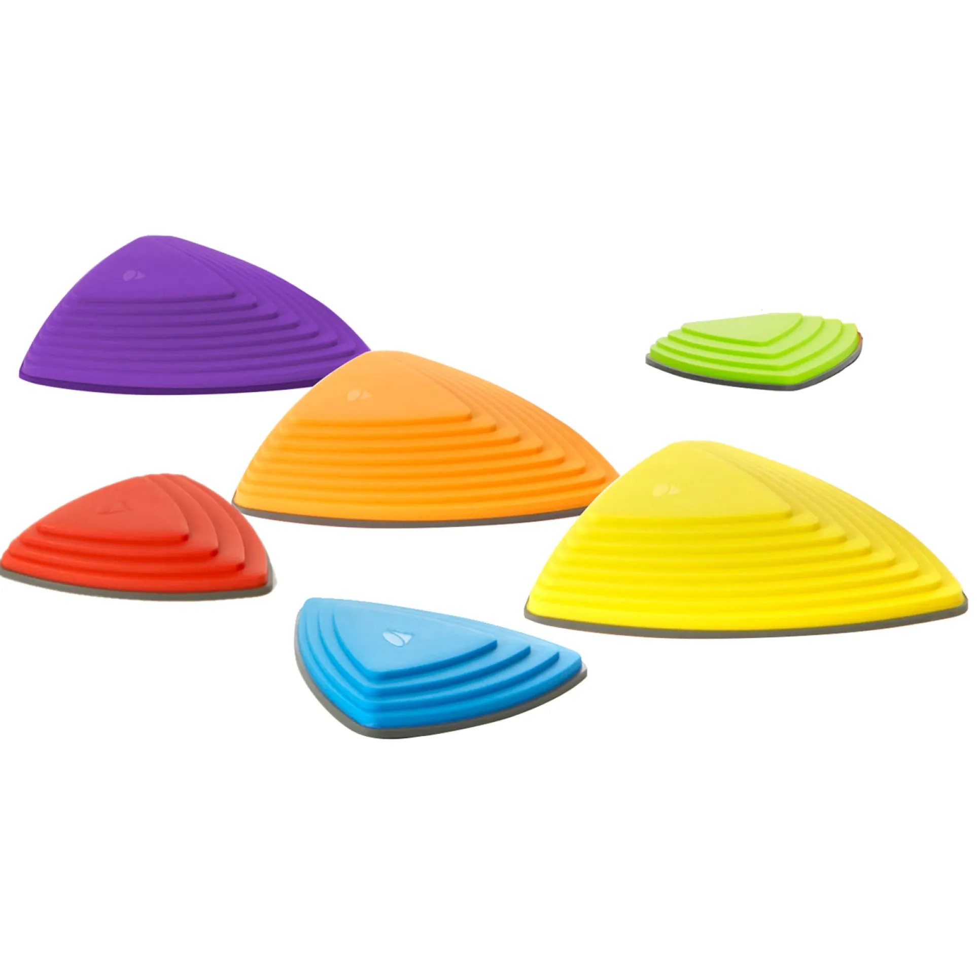 GONGE Colorful River Stones, 6-Piece Coordination and Balance Set