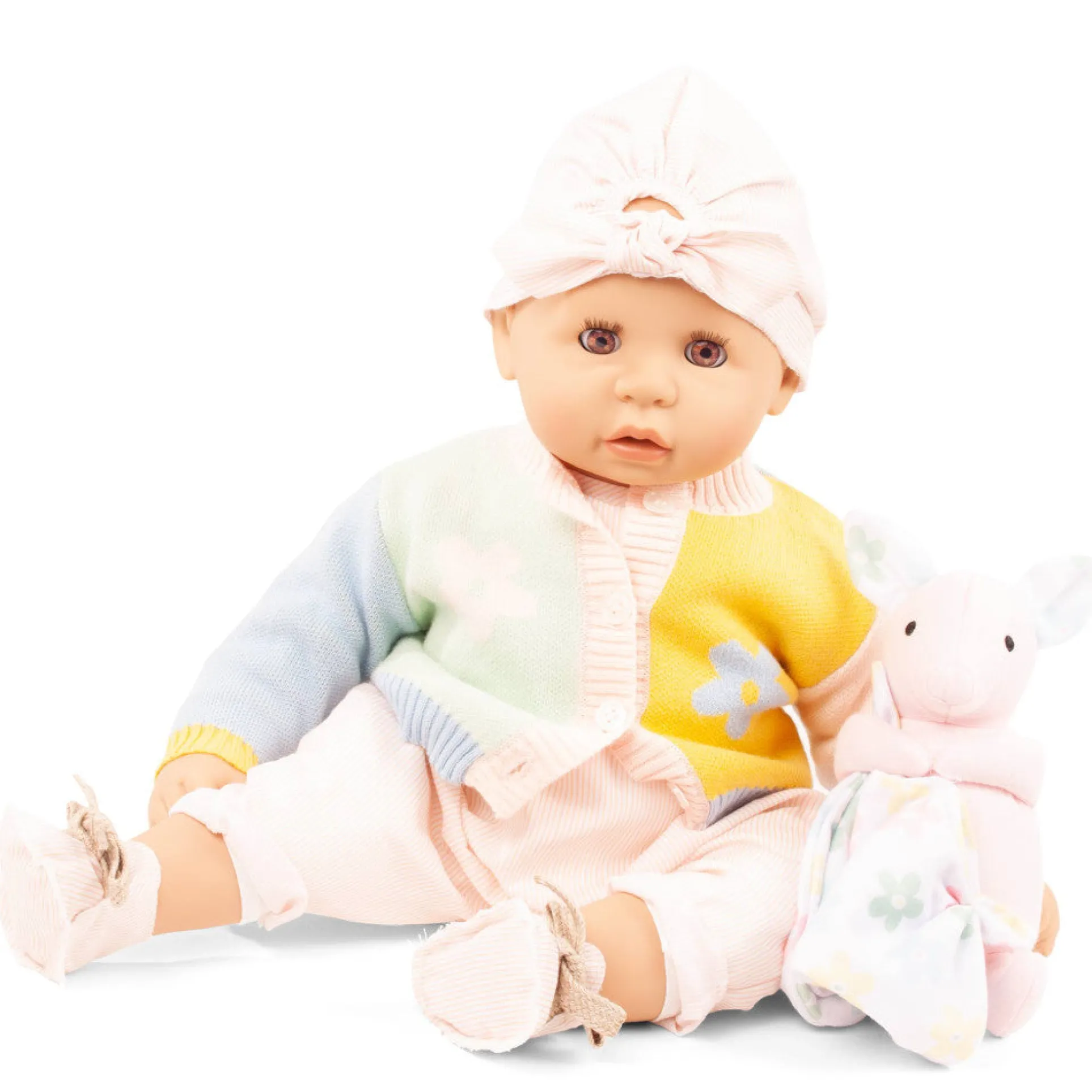 Gotz Cookie Fabspiel - 19" Soft Baby Doll with Pastel Outfit and Accessories