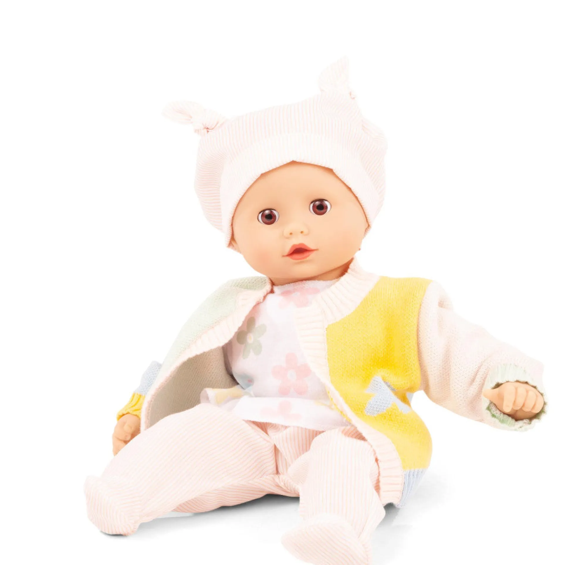 Gotz 13-inch Muffin Baby Doll - Farbspiel in Floral Colorful Outfit