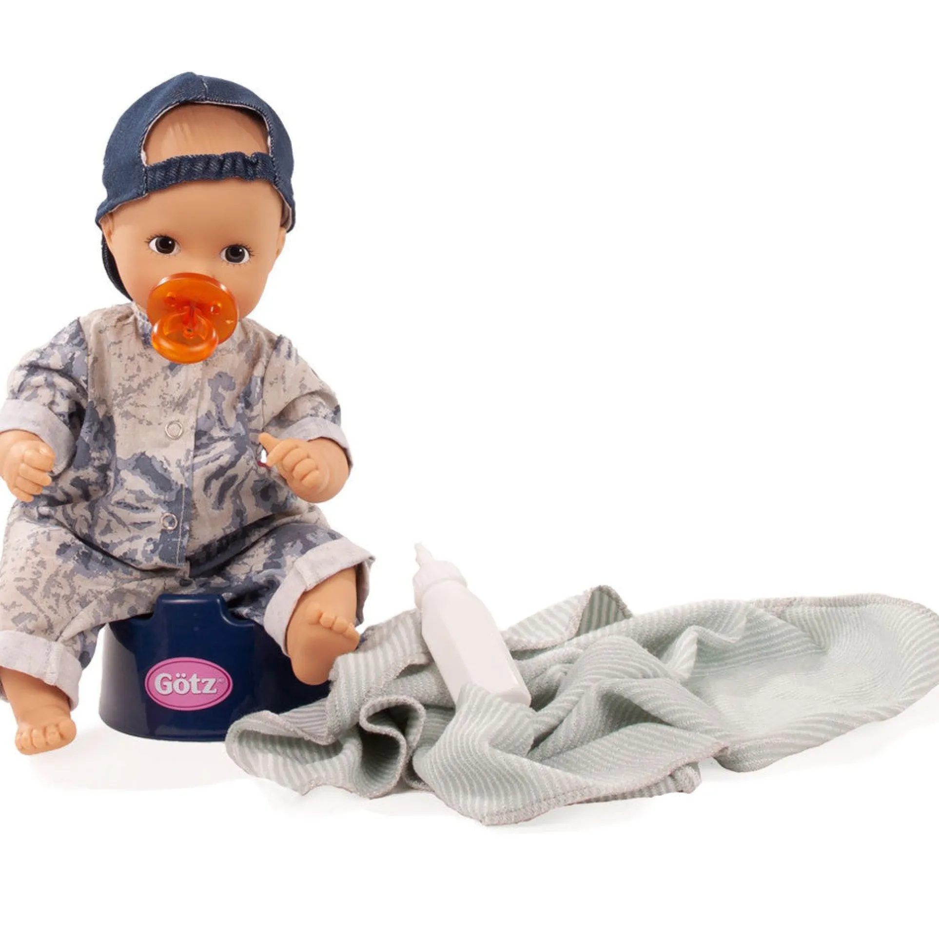 Gotz Little Aquini 12 in - Drink & Wet Bath Doll