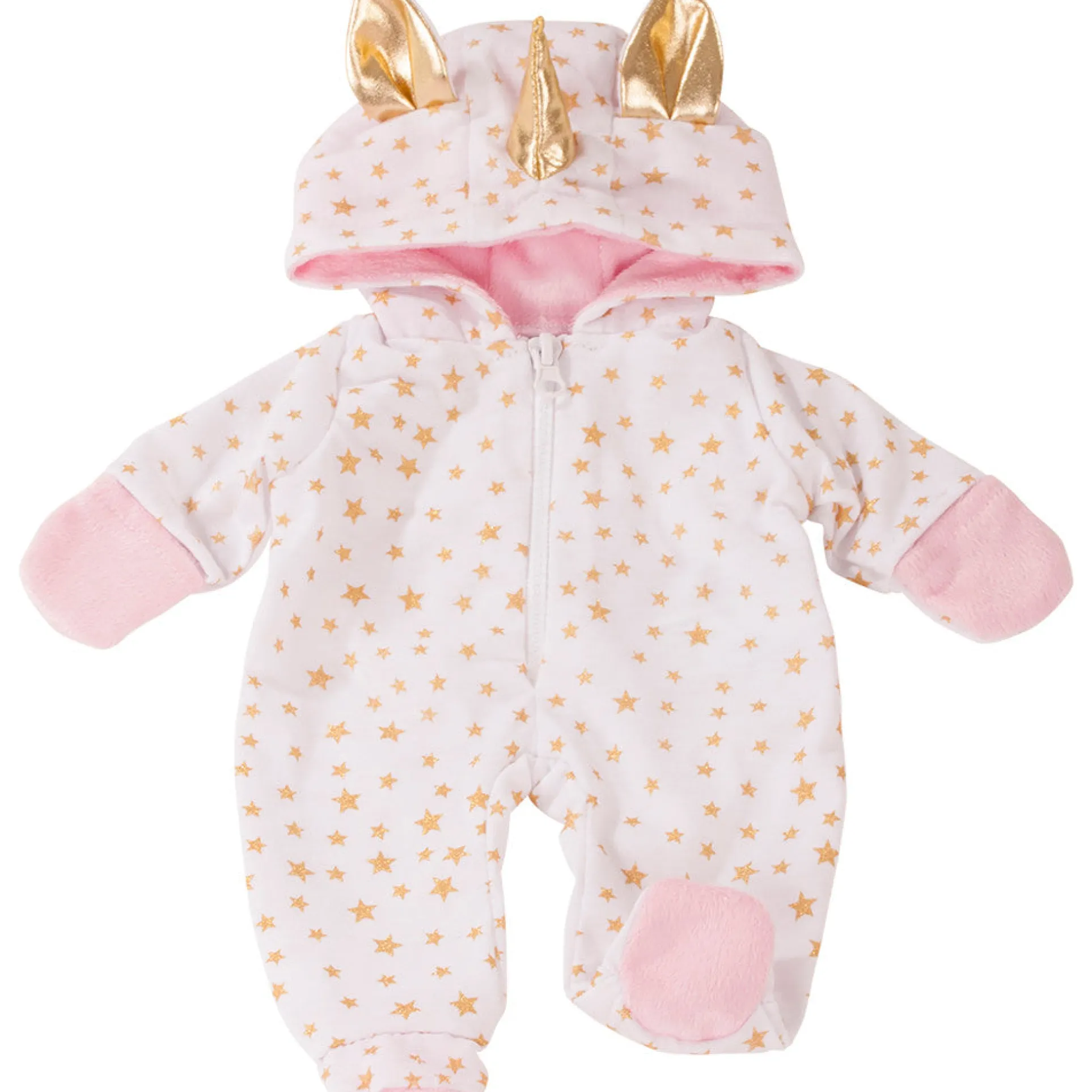 Gotz Unicorn Costume Pajama Sleeper for 13" Dolls with Padded Feet