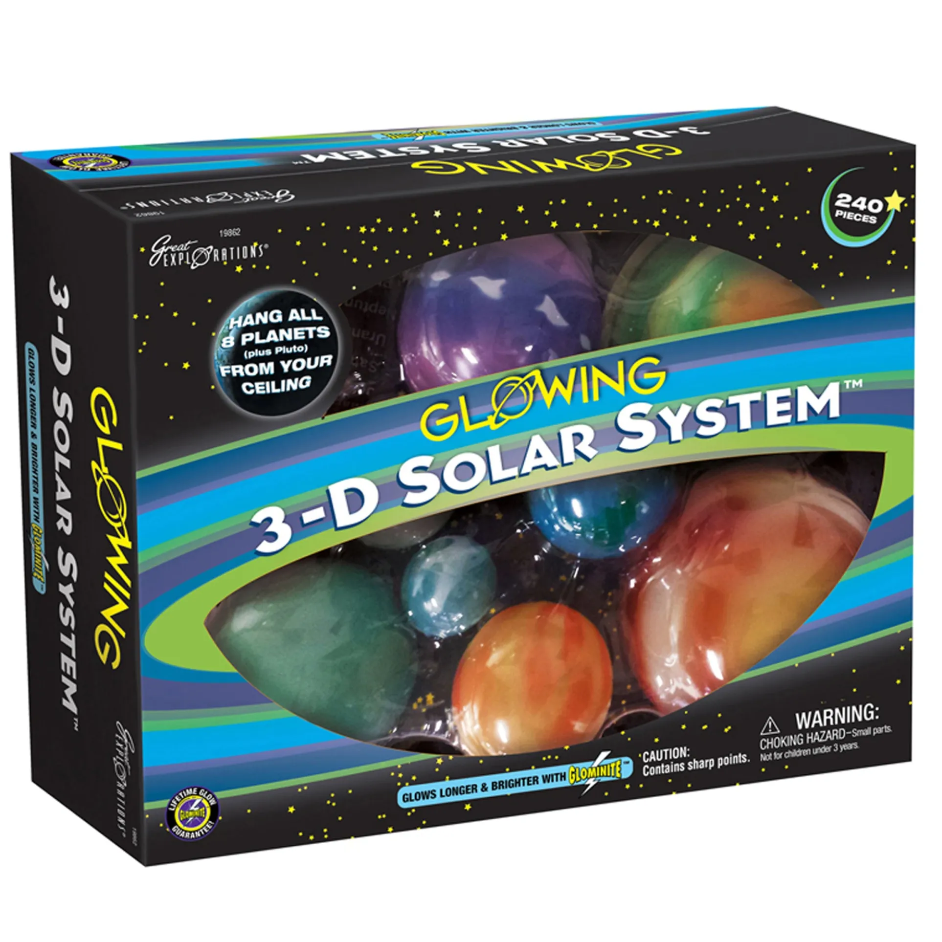 Great Explorations 3-D Glowing Solar System Kit