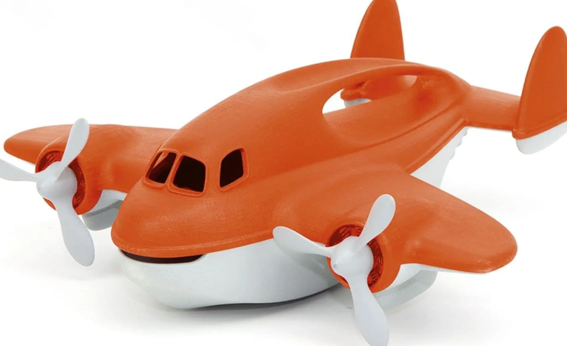 Green Toys Eco-Friendly Fire Plane - Safe, Dishwasher Safe, Recycled Plastic