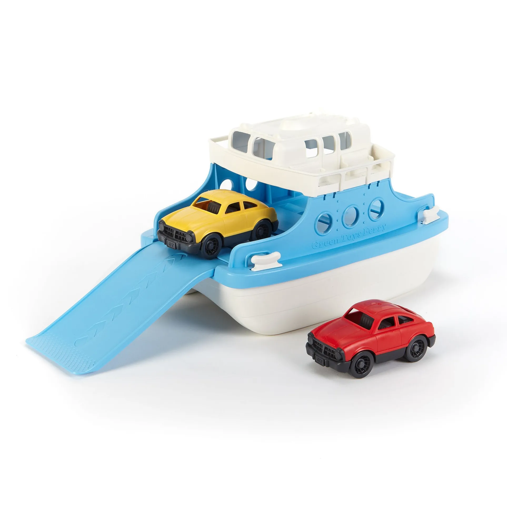 Green Toys Eco-Friendly Ferry Boat with Mini Cars Playset