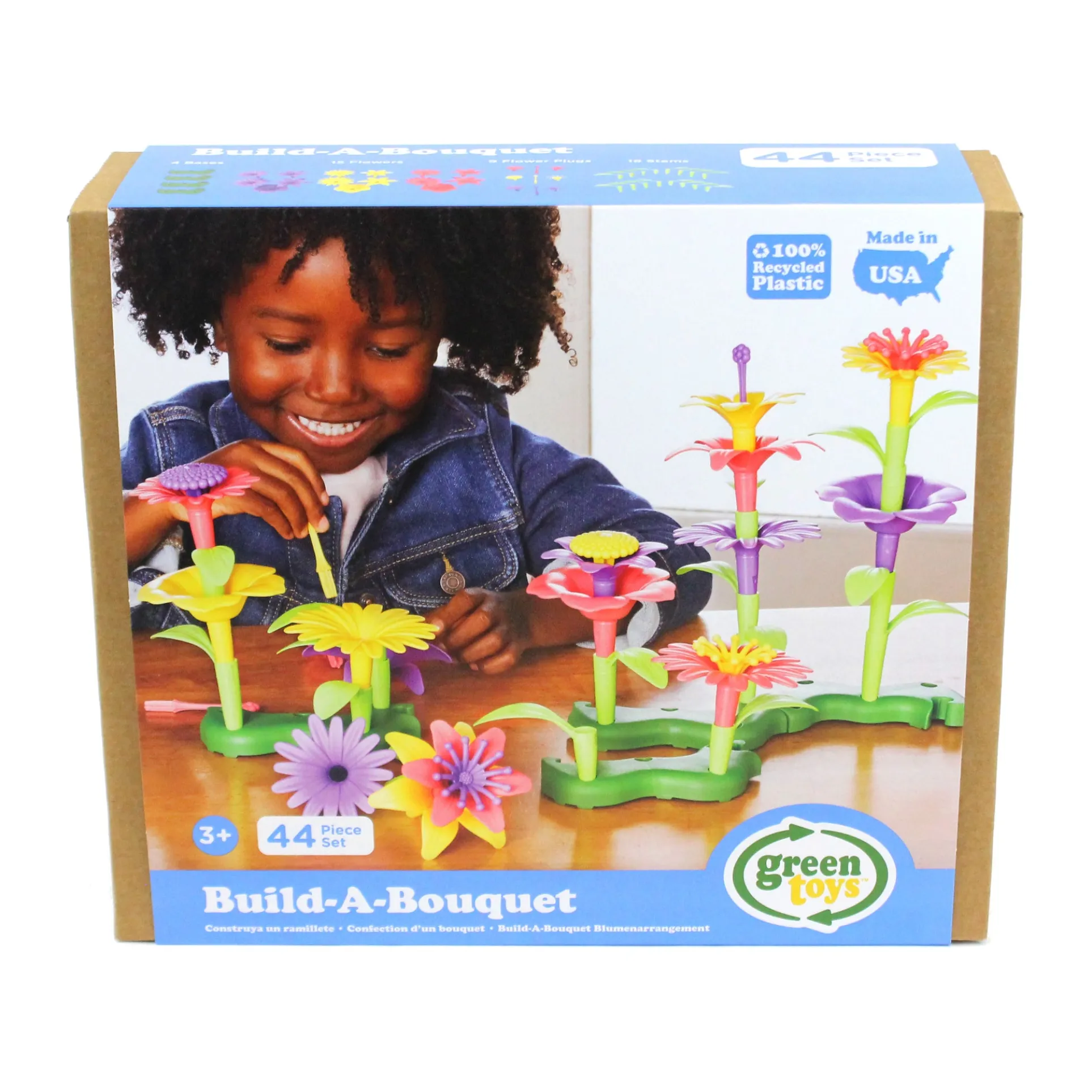 Green Toys Eco-Friendly Build-A-Bouquet Floral Arrangement Set