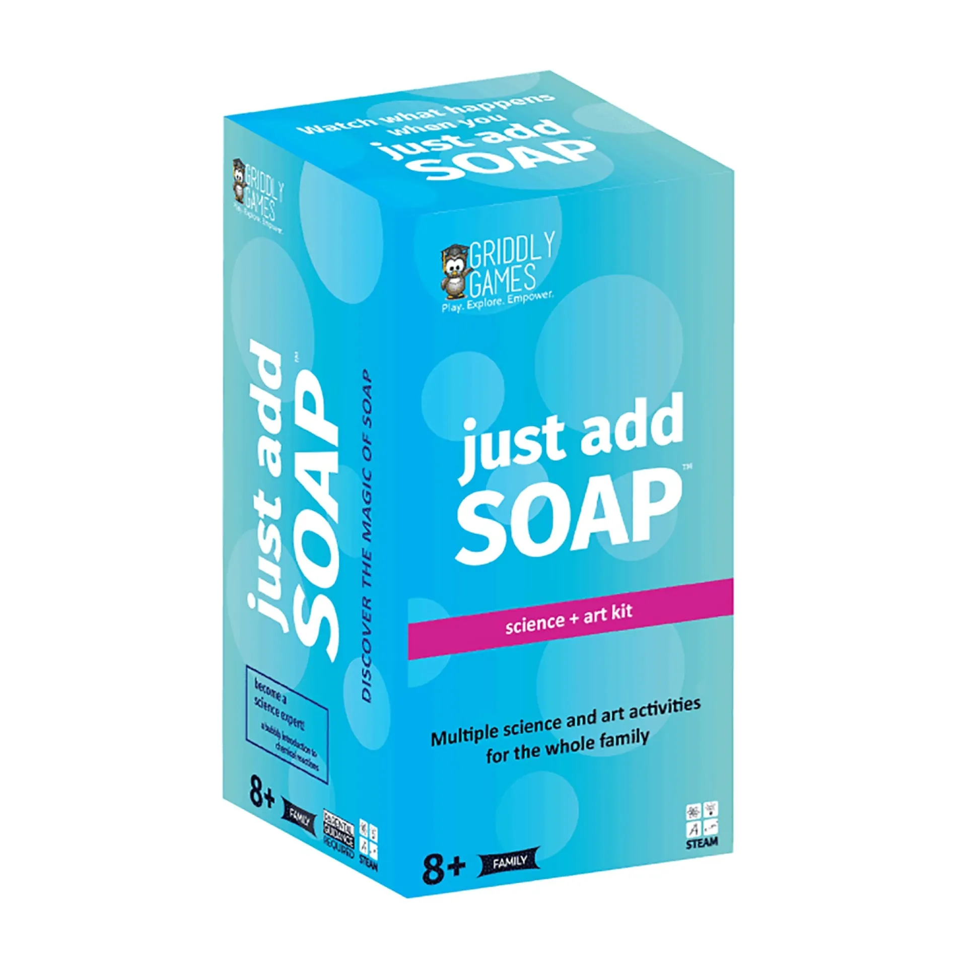 Griddly Kids Just Add Soap Science and Art Exploration Kit