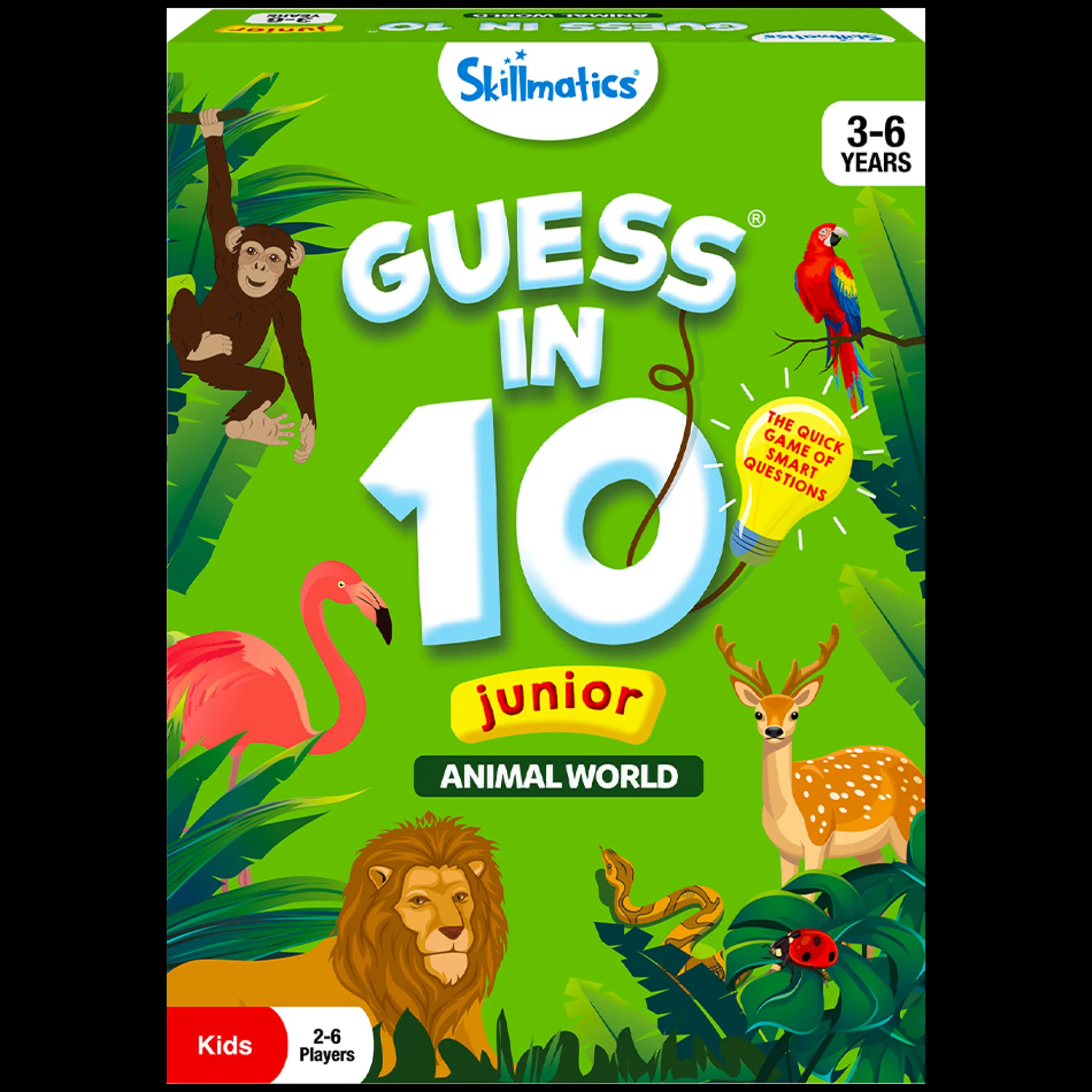 Guess in 10 Junior Animal World Educational Card Game