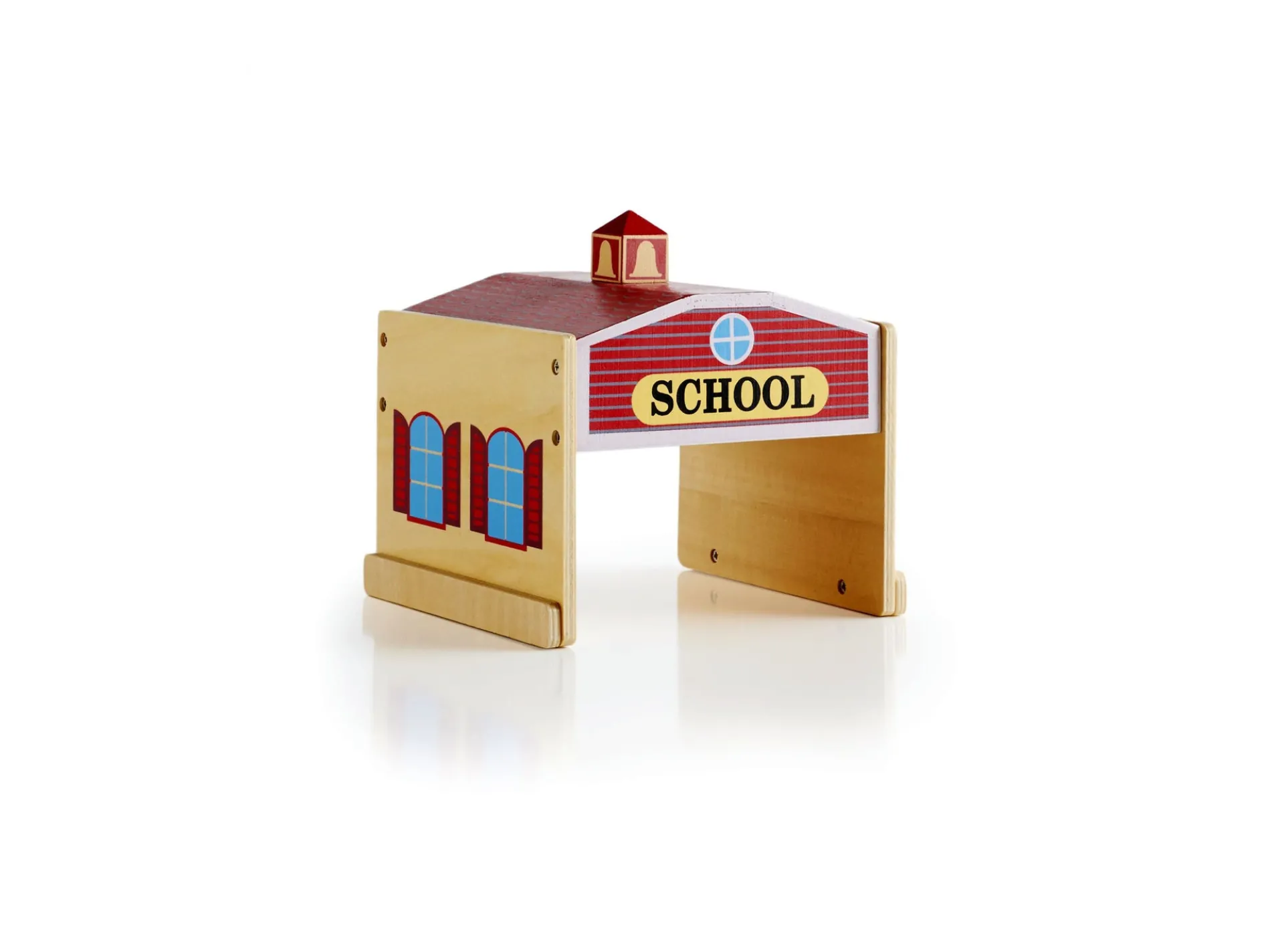Guidecraft Community Buildings 6-Piece Playset - Plywood