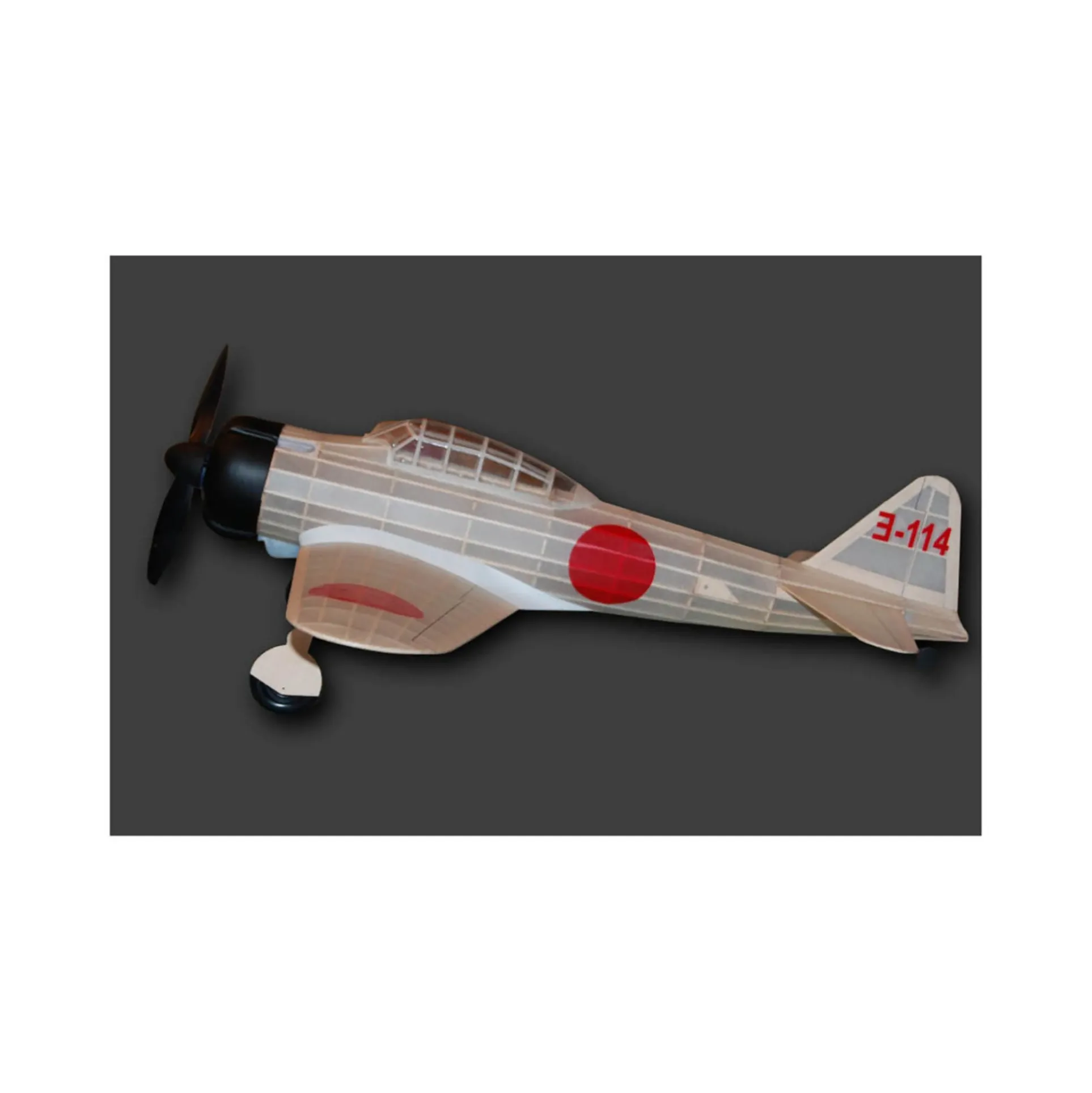 Guillow's WWII Zero 1/16 Scale Laser Cut Balsa Model Kit