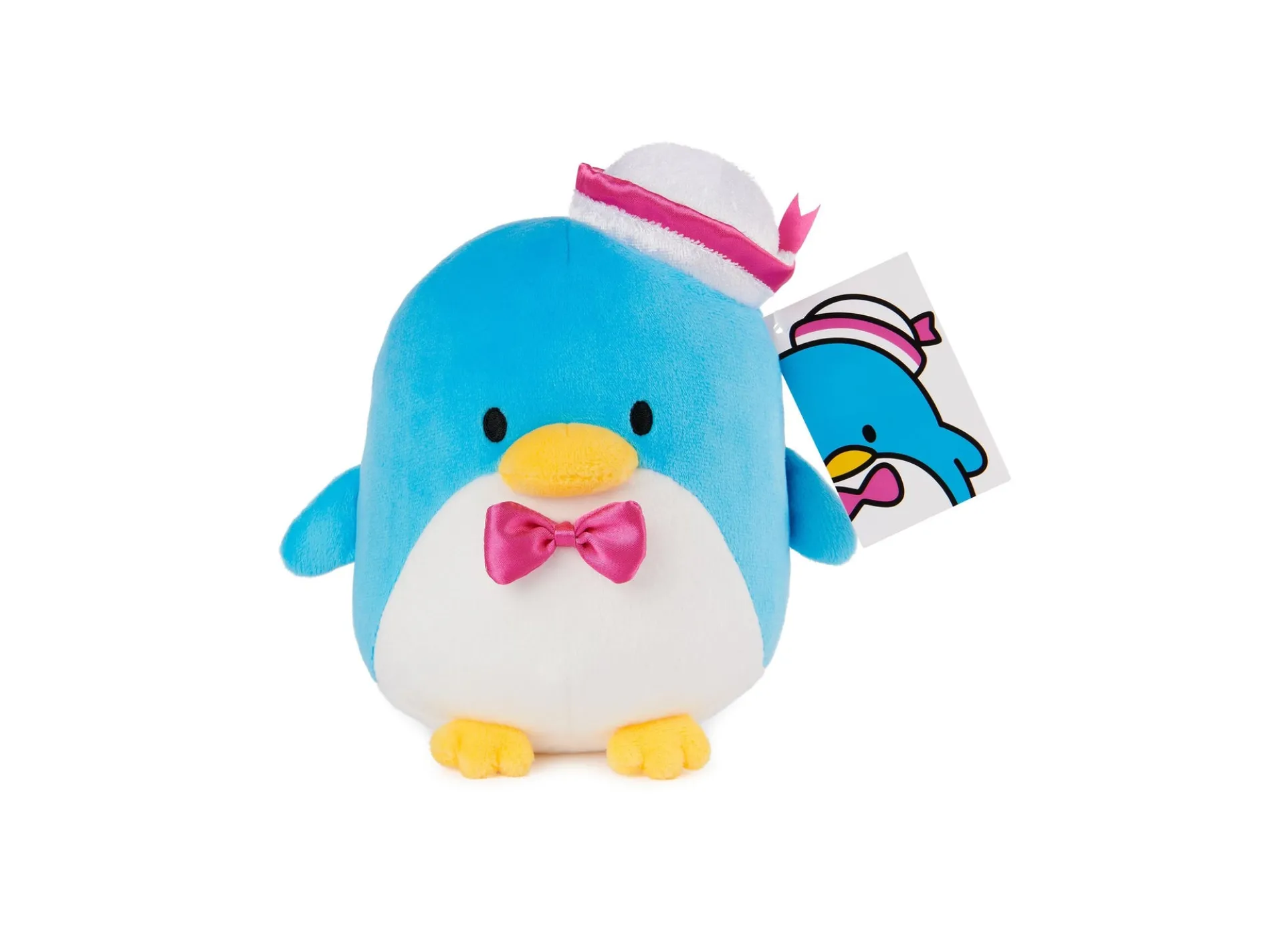 Gund Sanrio Hello Kitty 6.5 inch Tuxedo Sam Plush - Blue Penguin with Sailor Cap