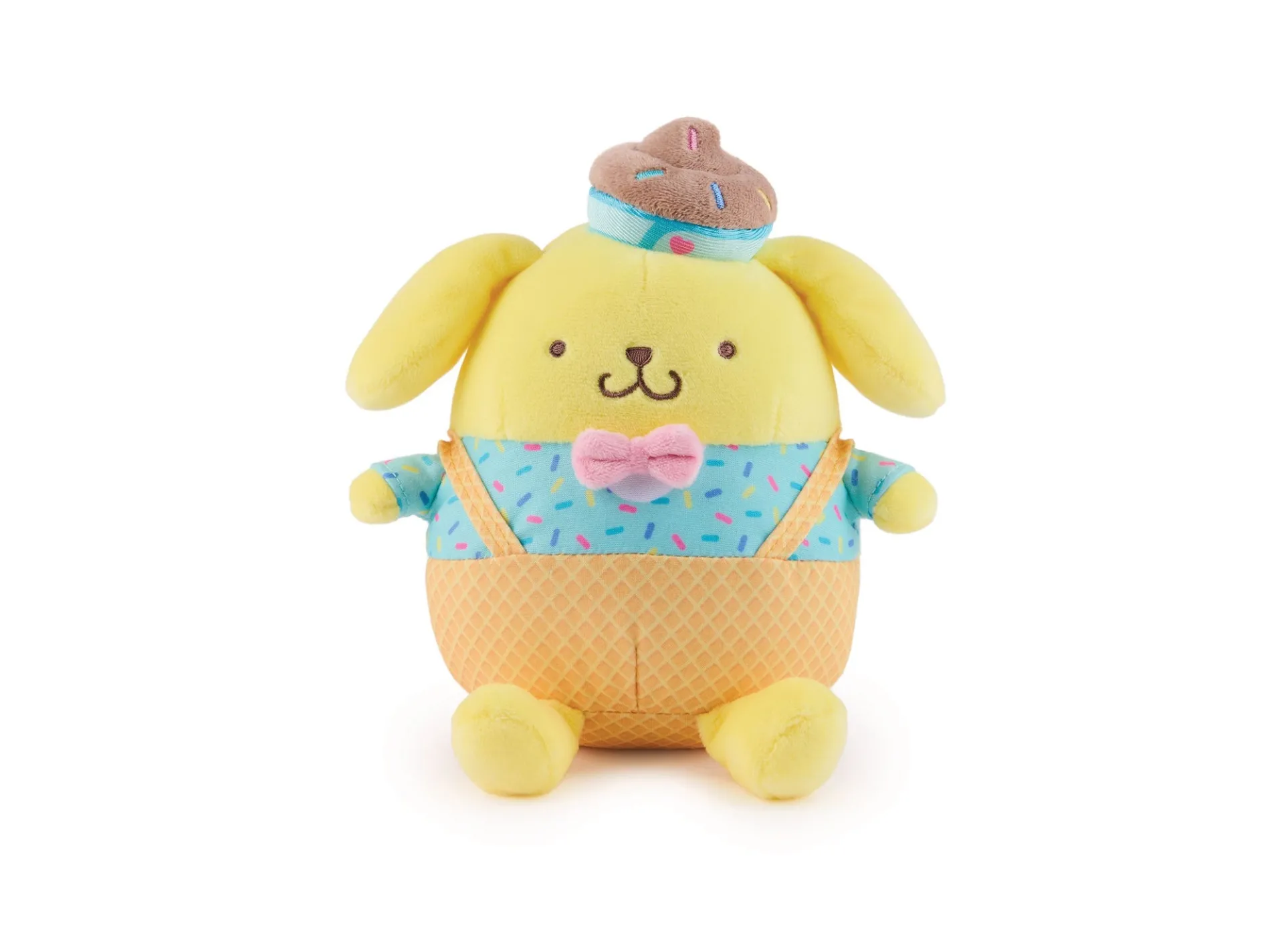 Gund Sanrio Ice Cream Pompompurin Plush, 6-inch Hello Kitty Series