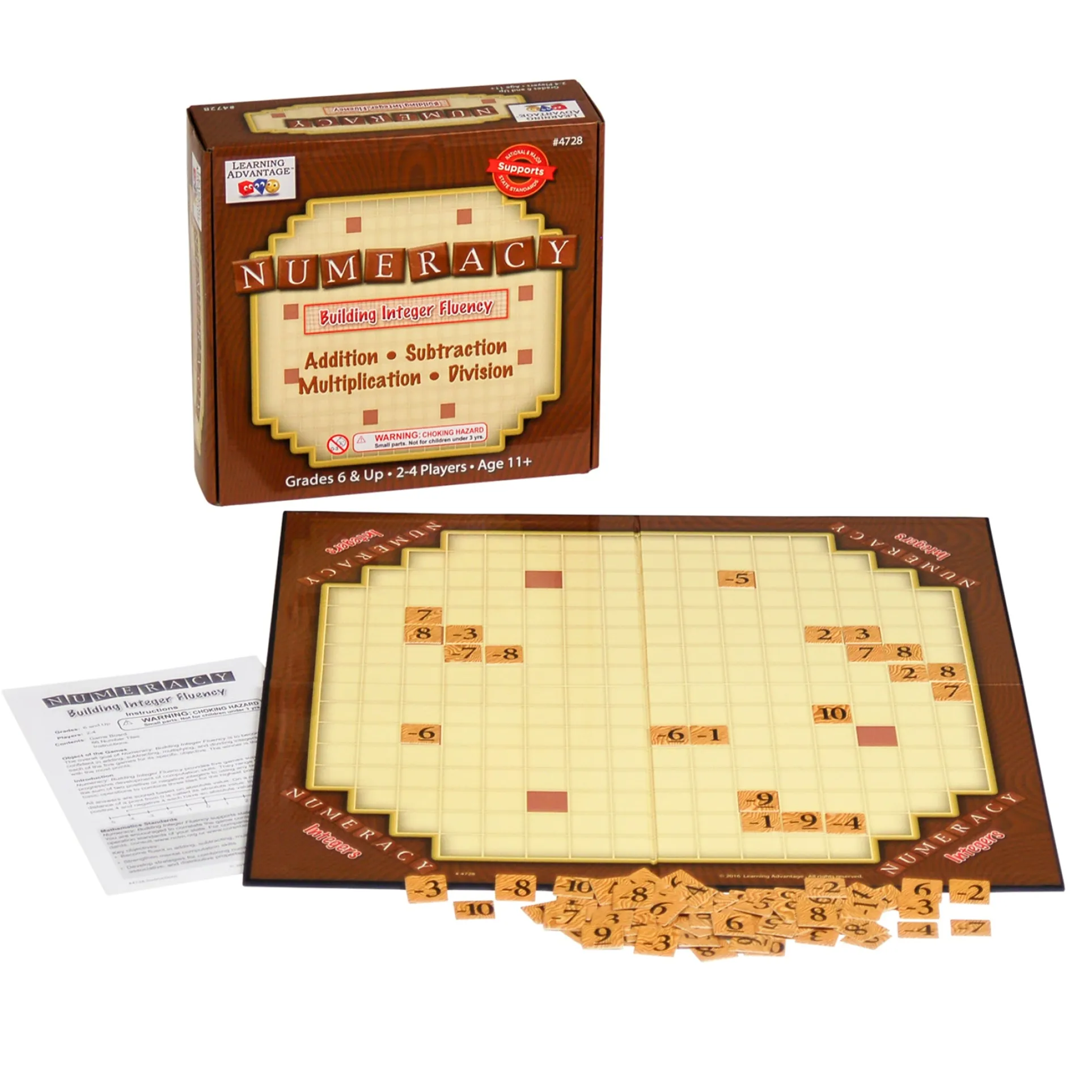 Learning Advantage Numeracy Game - Integer Fluency Builder