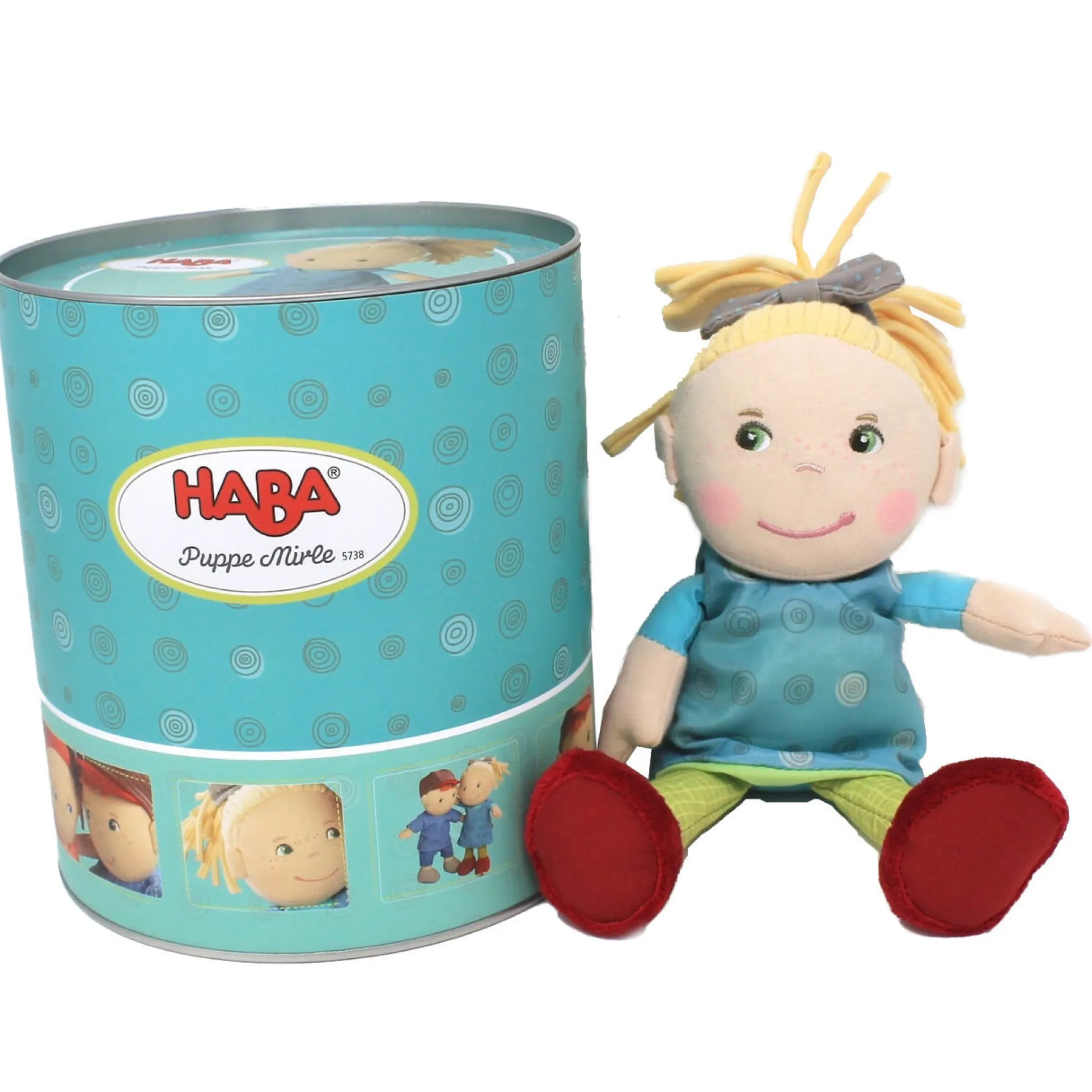 HABA Mirle Soft 8" Baby Doll with Gift Tin