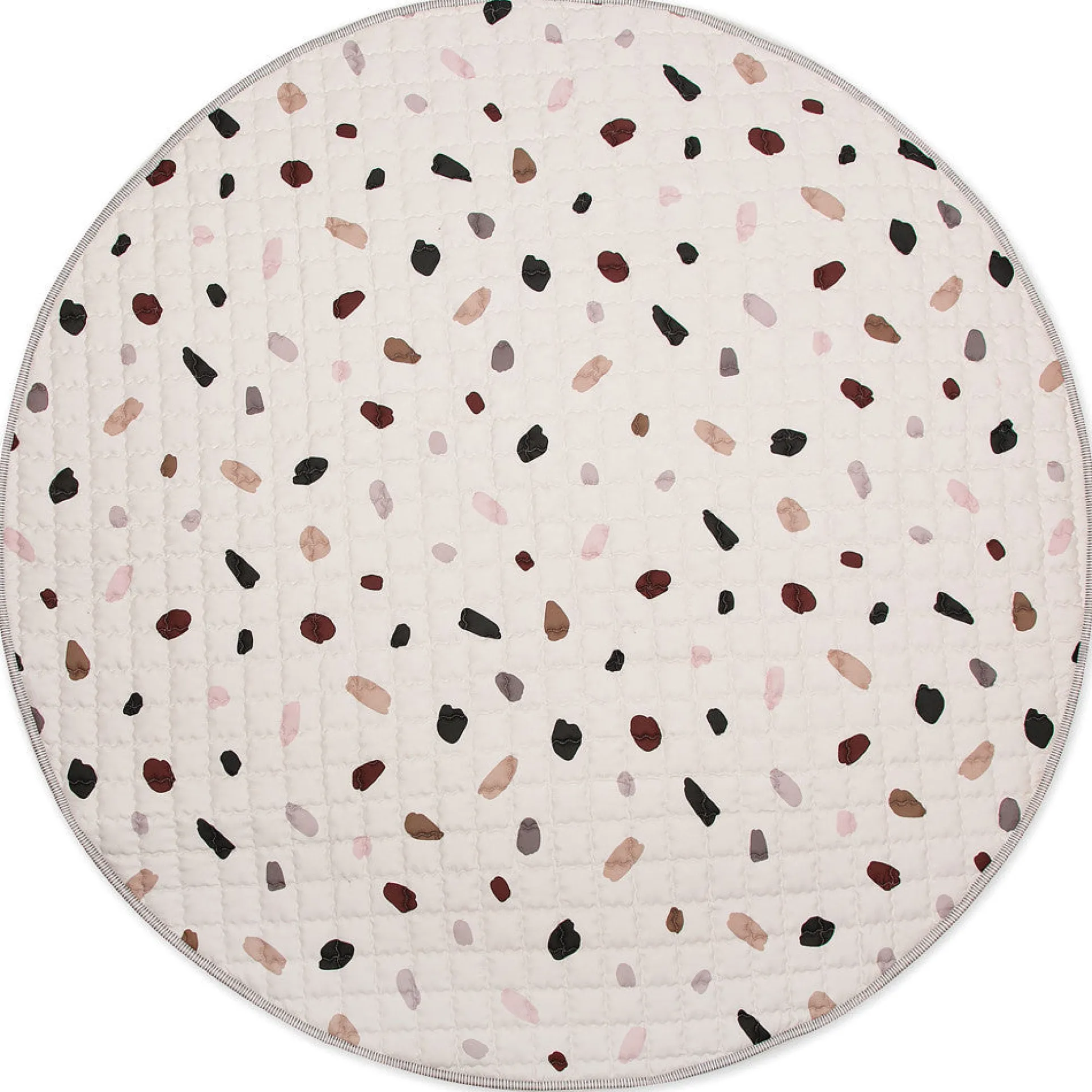 Hakuna Matte: Quilted Playmat – Confetti - 59" Circle, Padded Floor Blanket
