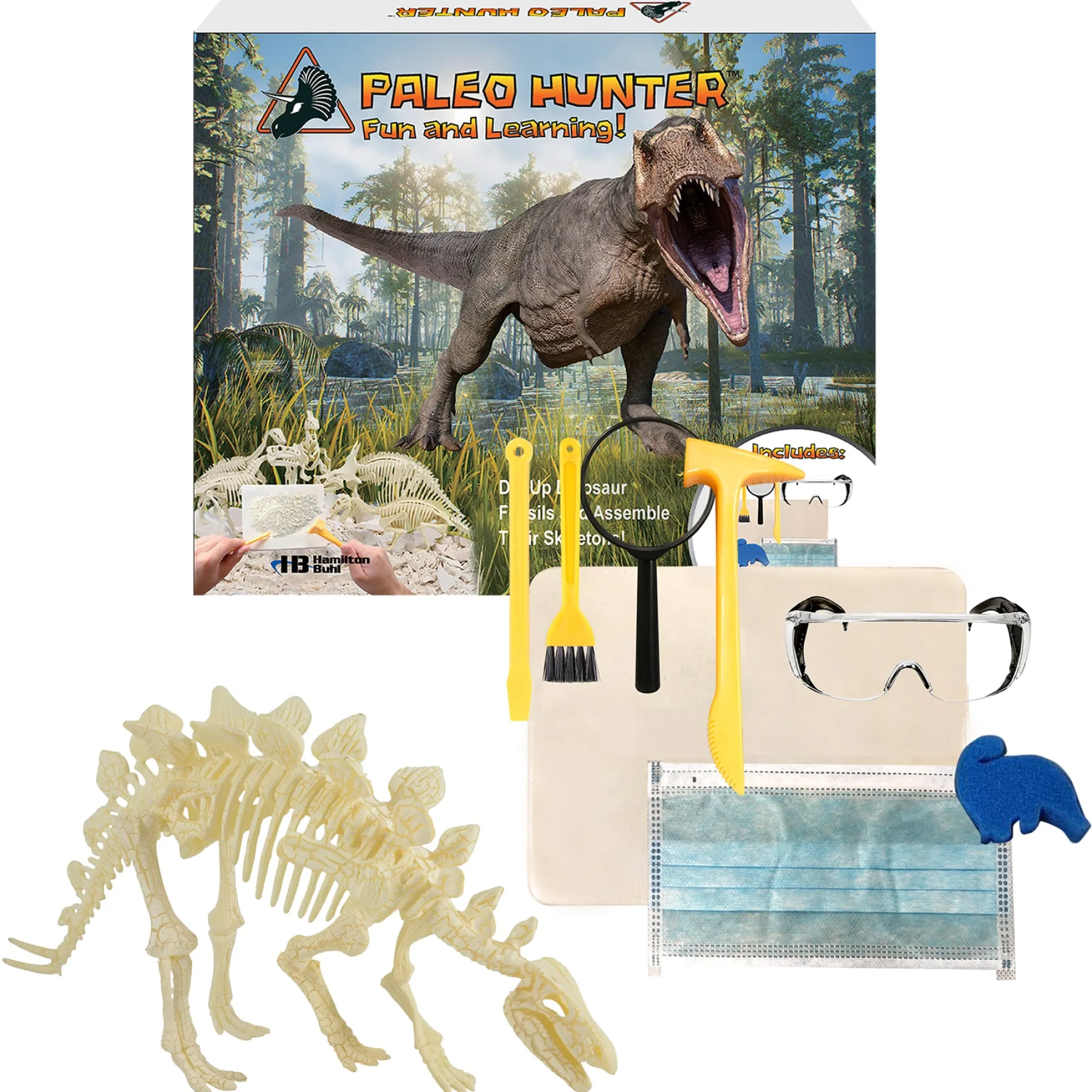 HamiltonBuhl Paleo Hunter Stegosaurus Dig Kit - STEAM Education