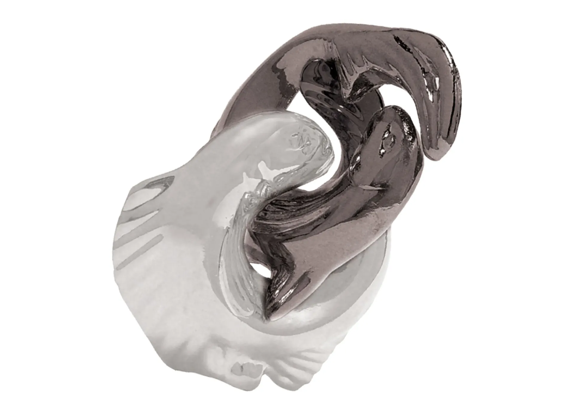 Hanayama Cast Metal Brain Teaser Puzzle - Level 1 Trout