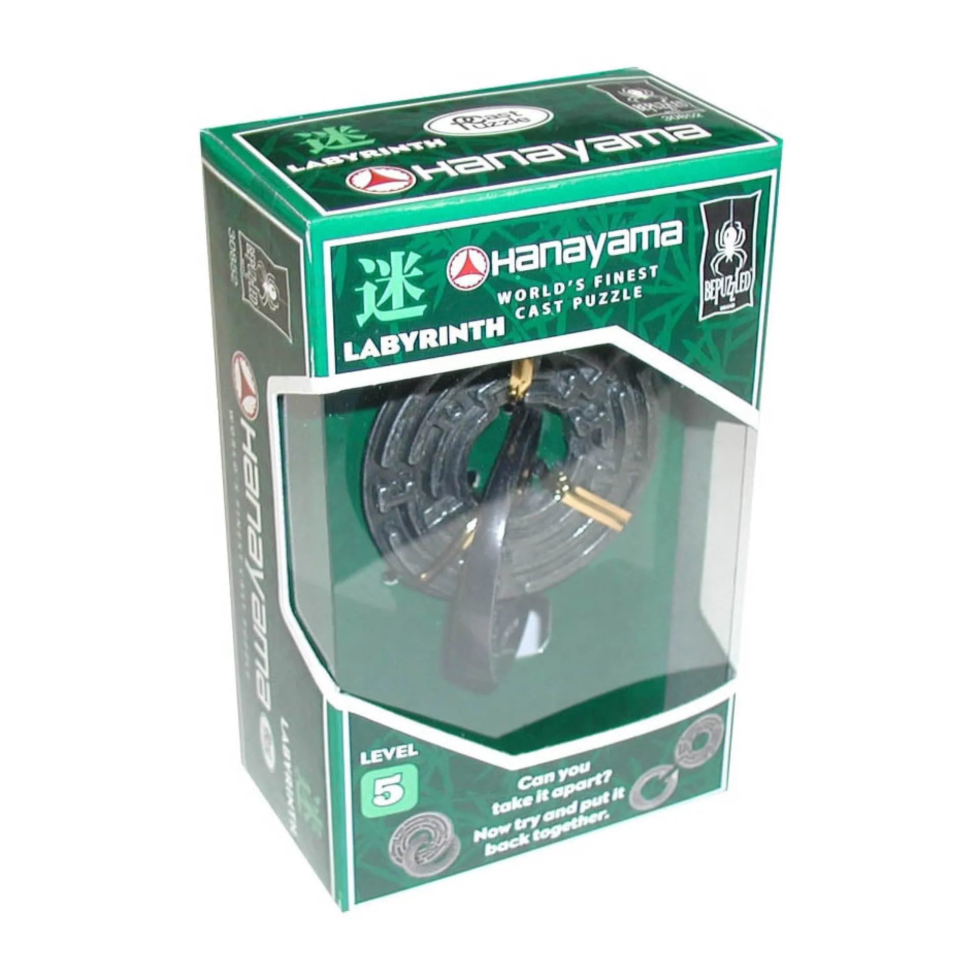 Hanayama Level 5 Cast Metal Puzzle - Labyrinth Challenge