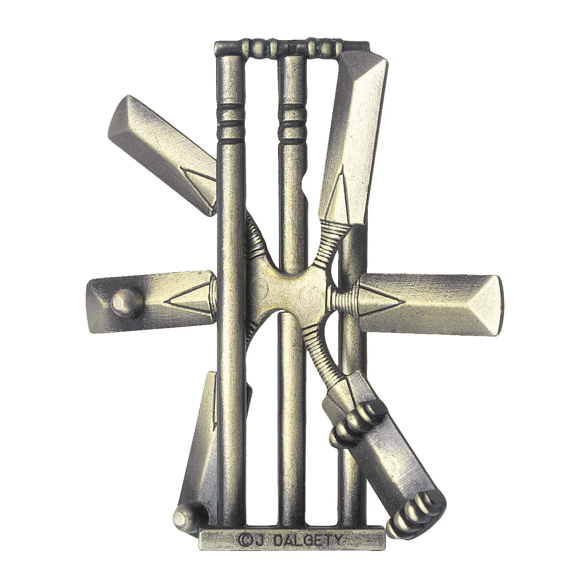 Hanayama Level 2 Cast Puzzle - Cricket Challenge