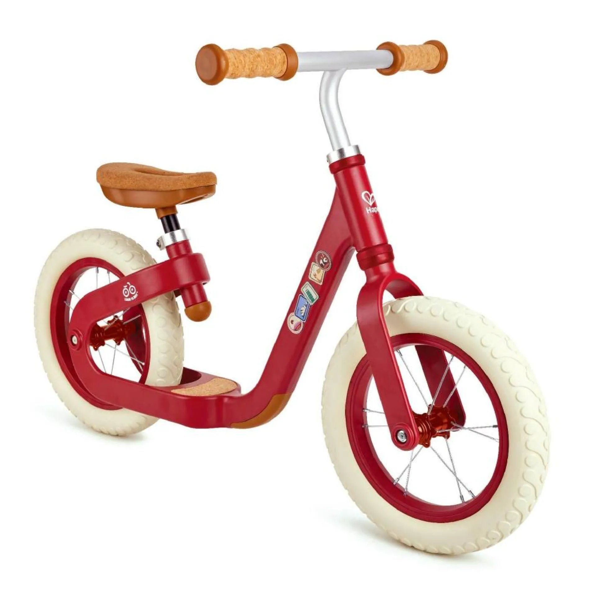 Hape Get Up & Go: Learn to Ride Balance Bike, Red, Ages 3+