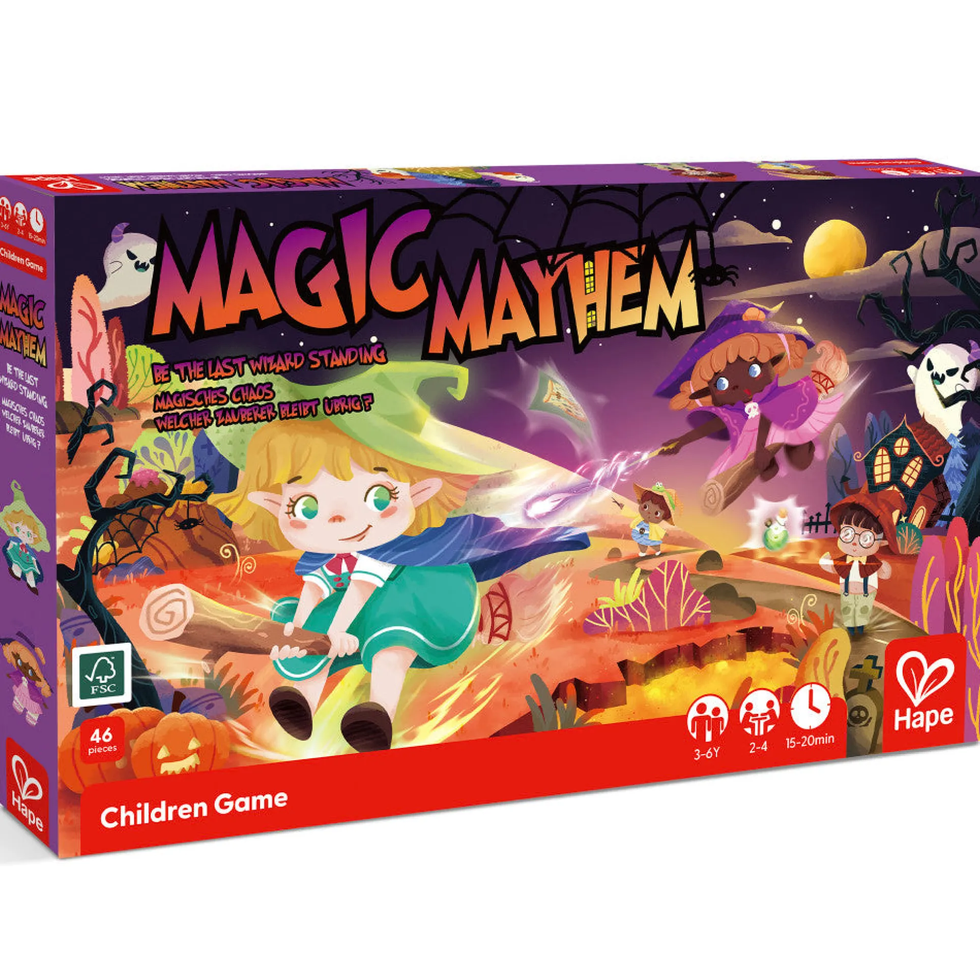 Hape Magic Mayhem Deluxe Wizard Strategy Board Game
