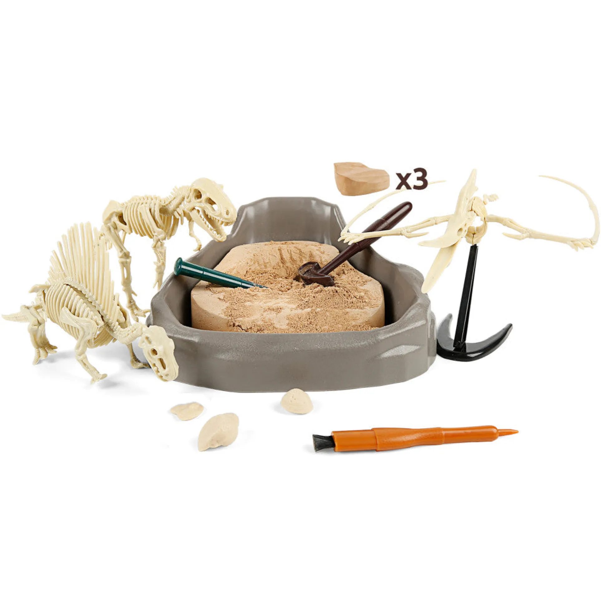 Hape Science Can Mesozoic Era Dinosaur Fossil Excavation Kit