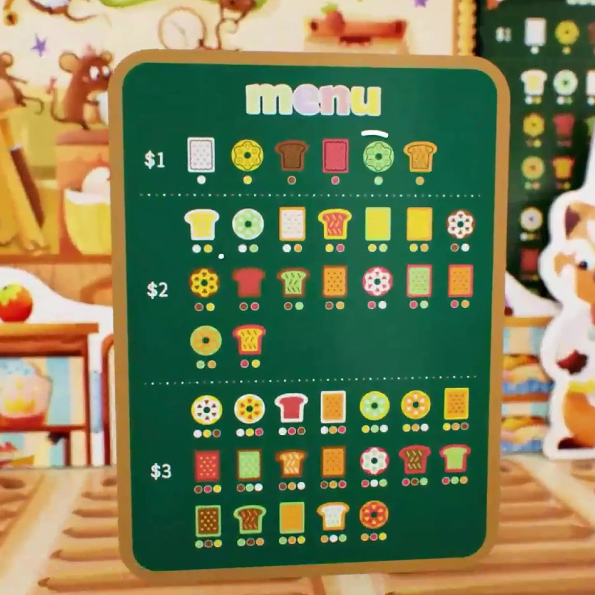 Hape Tasty Treats Raccoon Bakery Skills Board Game