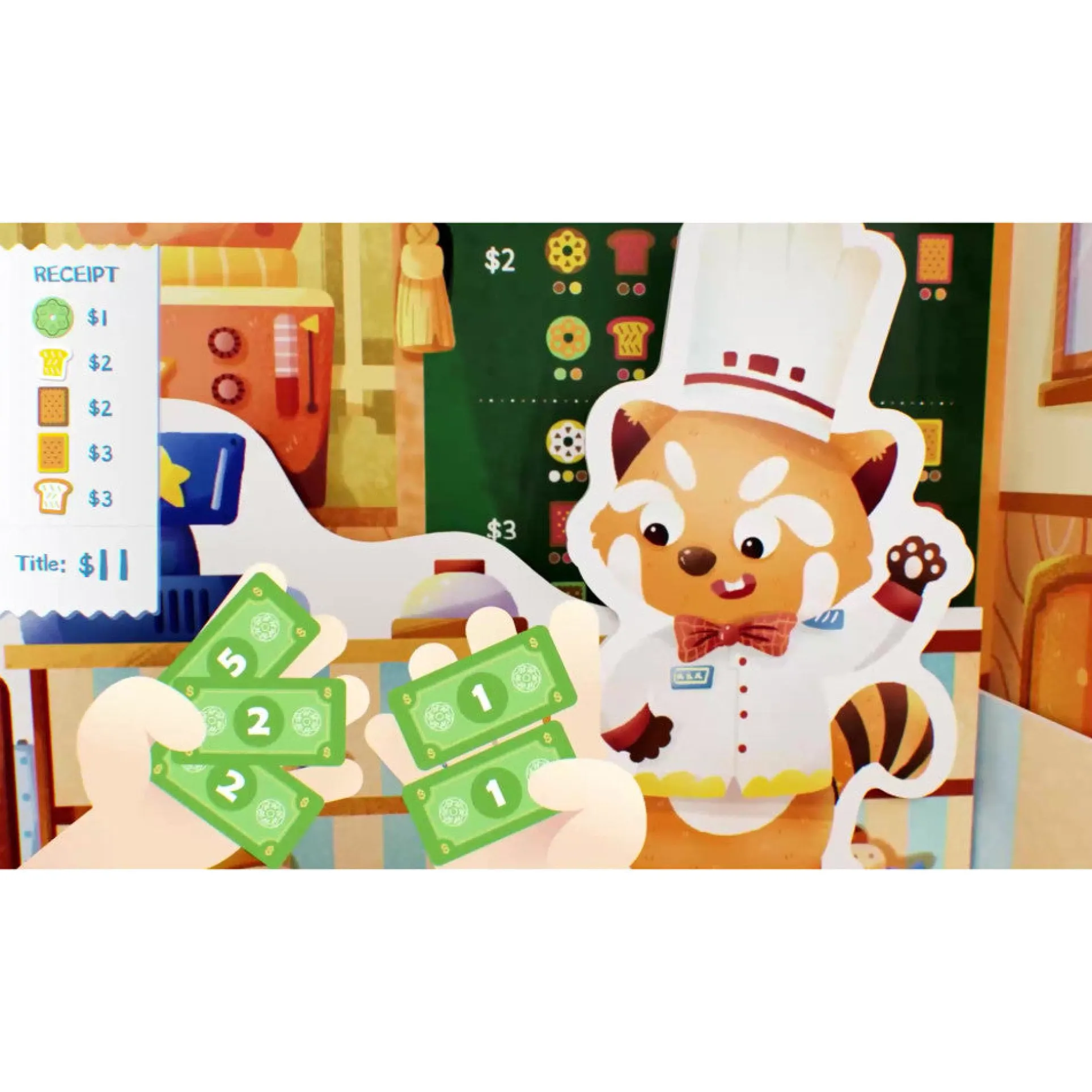 Hape Tasty Treats Raccoon Bakery Skills Board Game