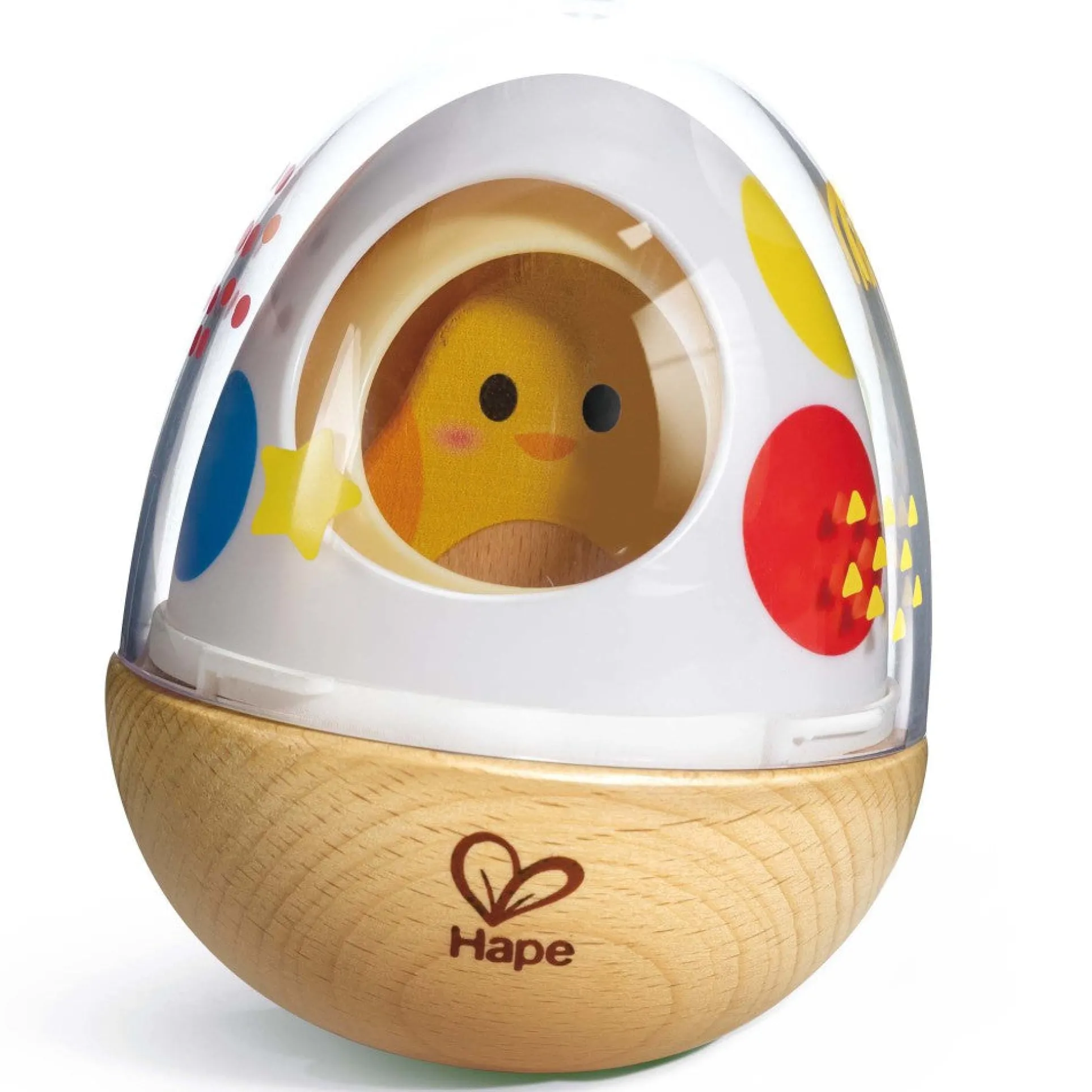 Hape Wobble Wonder Stacker - Playful Chicken & Egg Toy