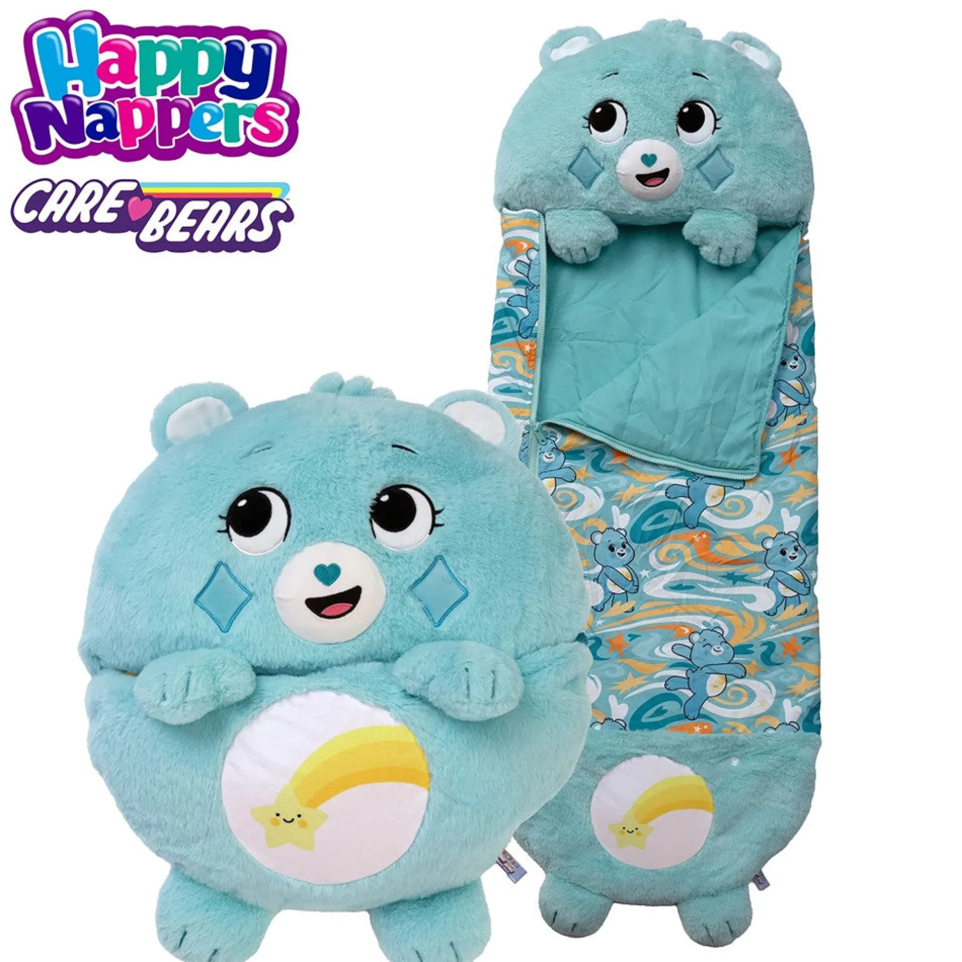 Happy Nappers Care Bears Wish Bear Sleep Sack, Medium