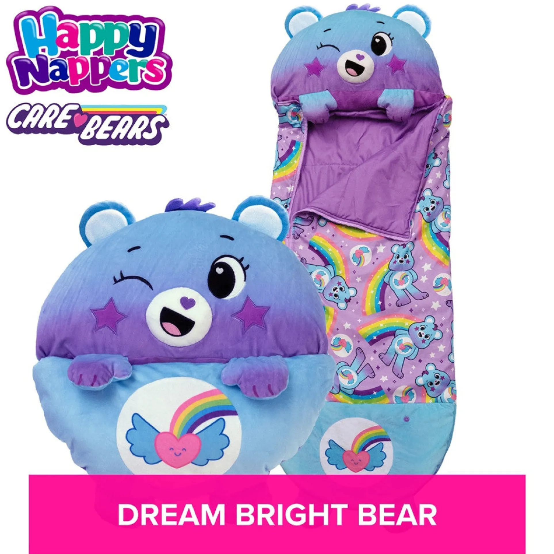 Happy Nappers Care Bears Medium Sleep Sack - Dream Bright Bear