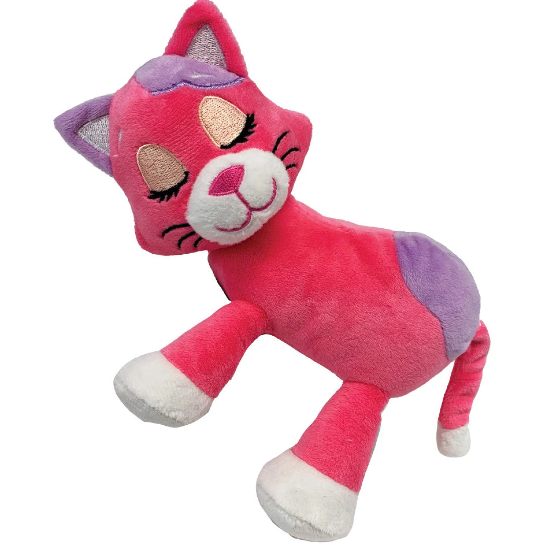 Happy Nappers Lullabrites 10 inch Interactive Pink Cat Moon Pet Plush