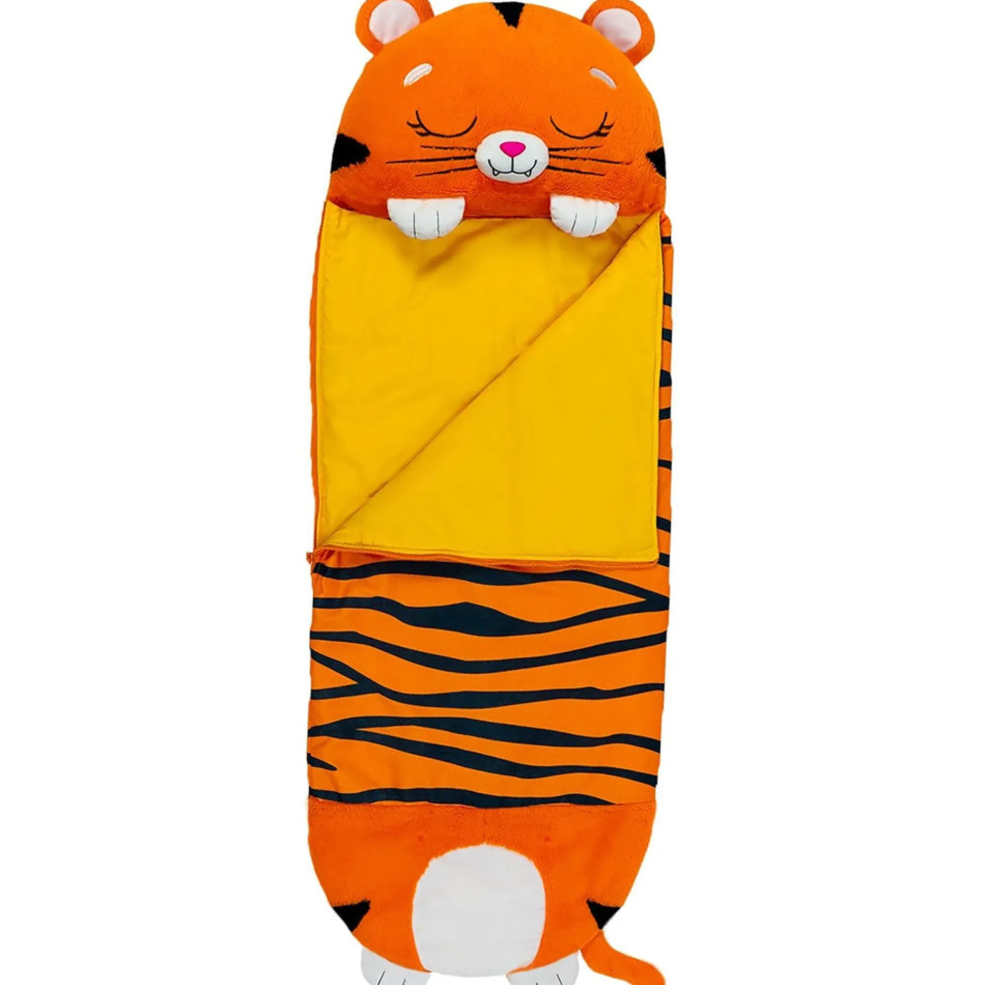 Happy Nappers Tiger Tobi 66 inch Plush Sleepy Sack - Large