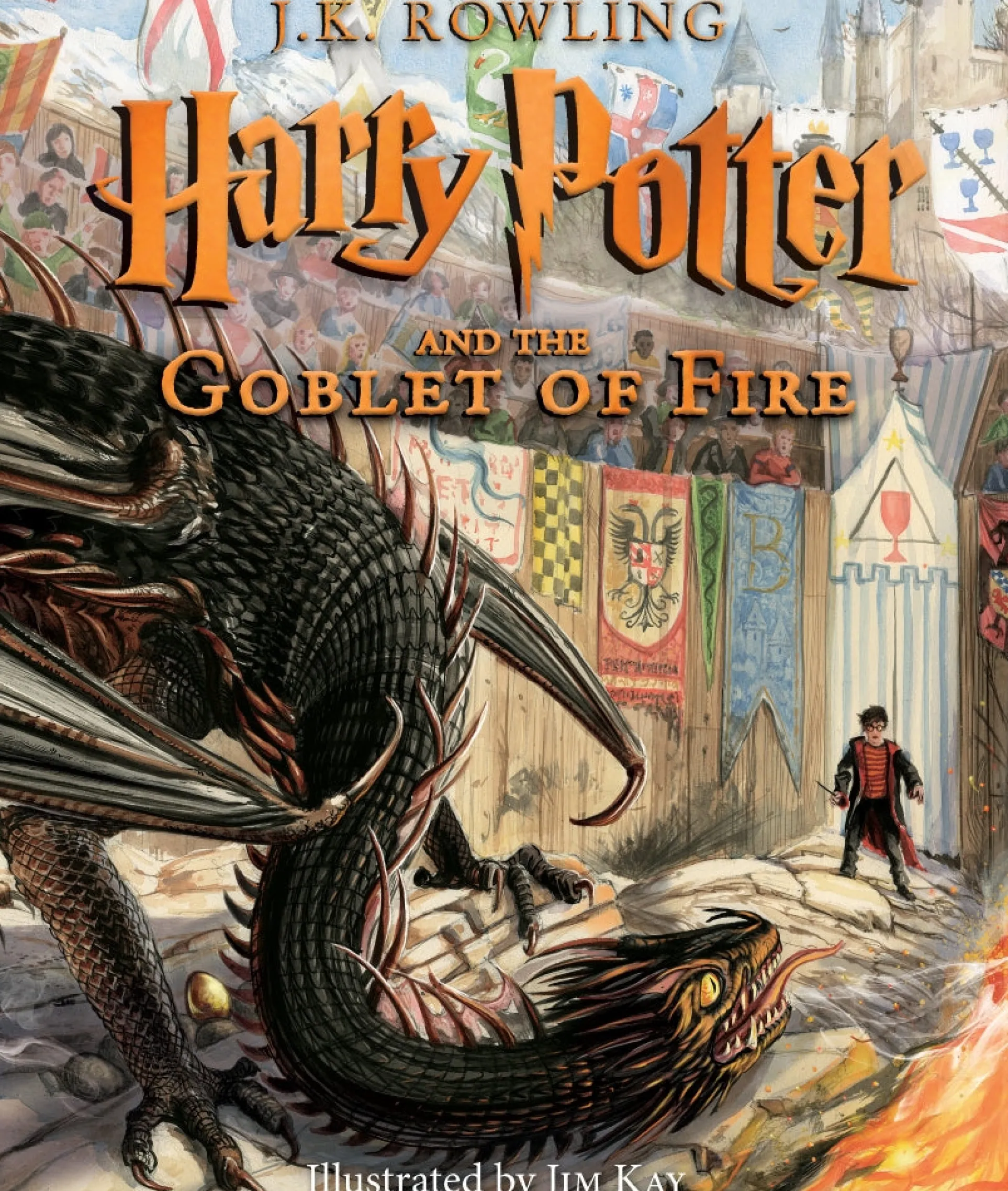 Harry Potter and the Goblet of Fire Illustrated Edition by J.K. Rowling