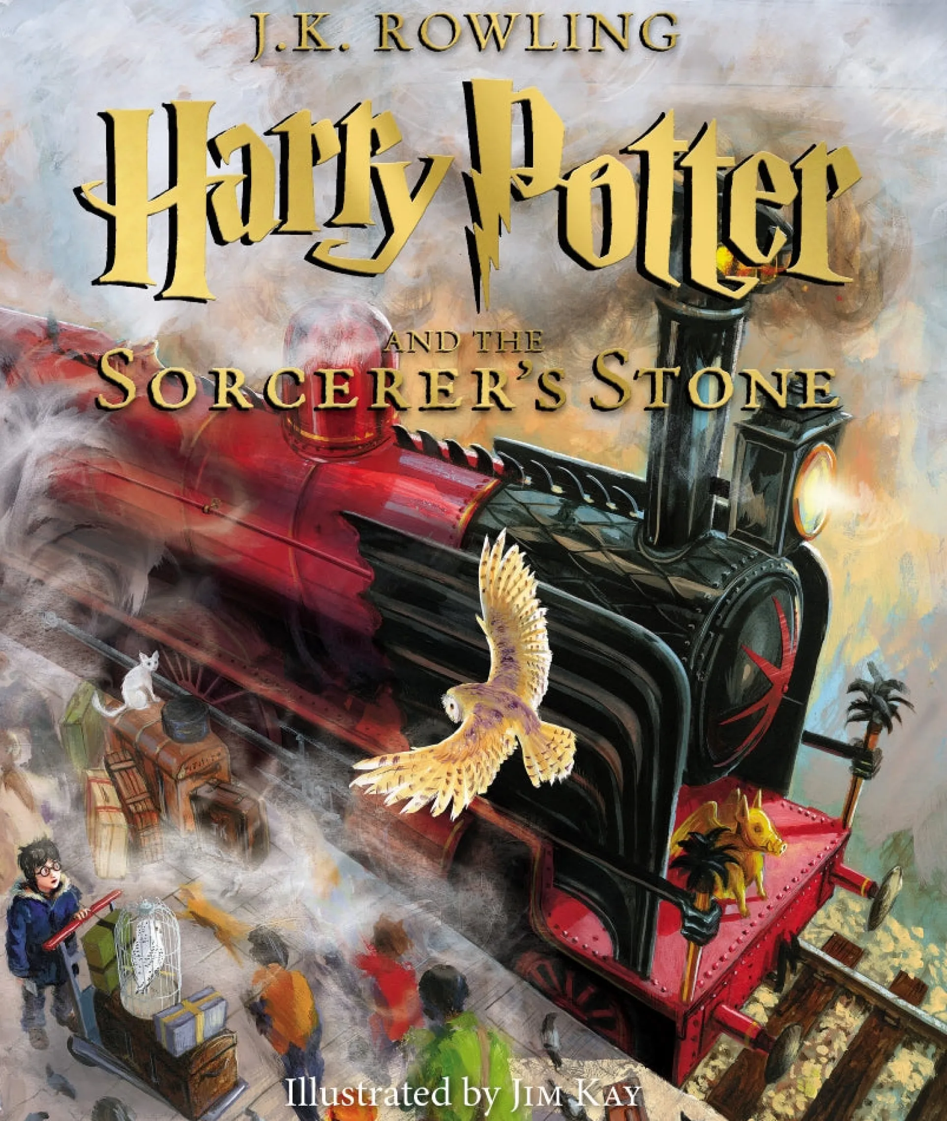 Harry Potter and the Sorcerer's Stone Illustrated Edition Hardcover Book