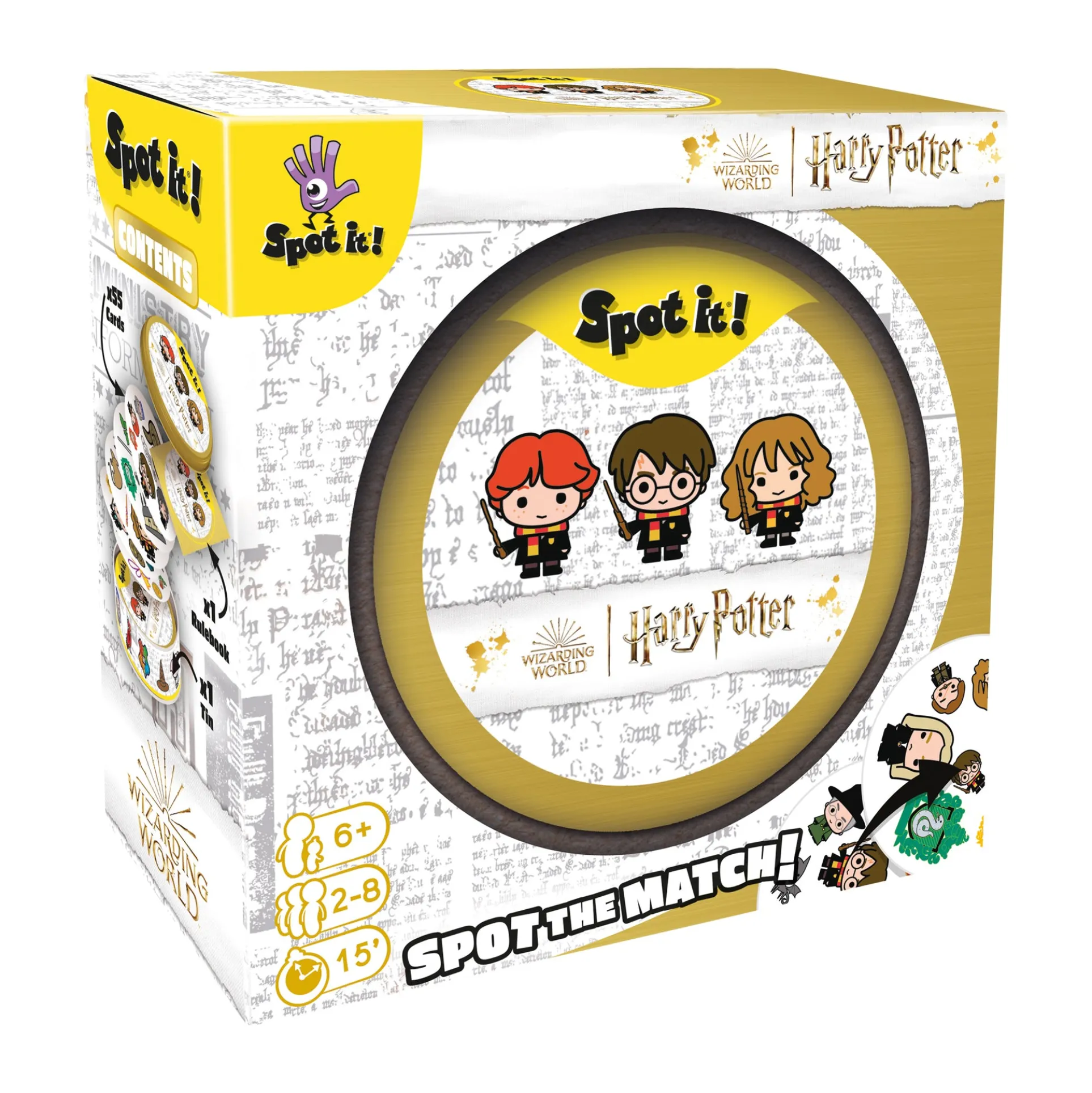 Harry Potter Spot it! Magical Matching Card Game