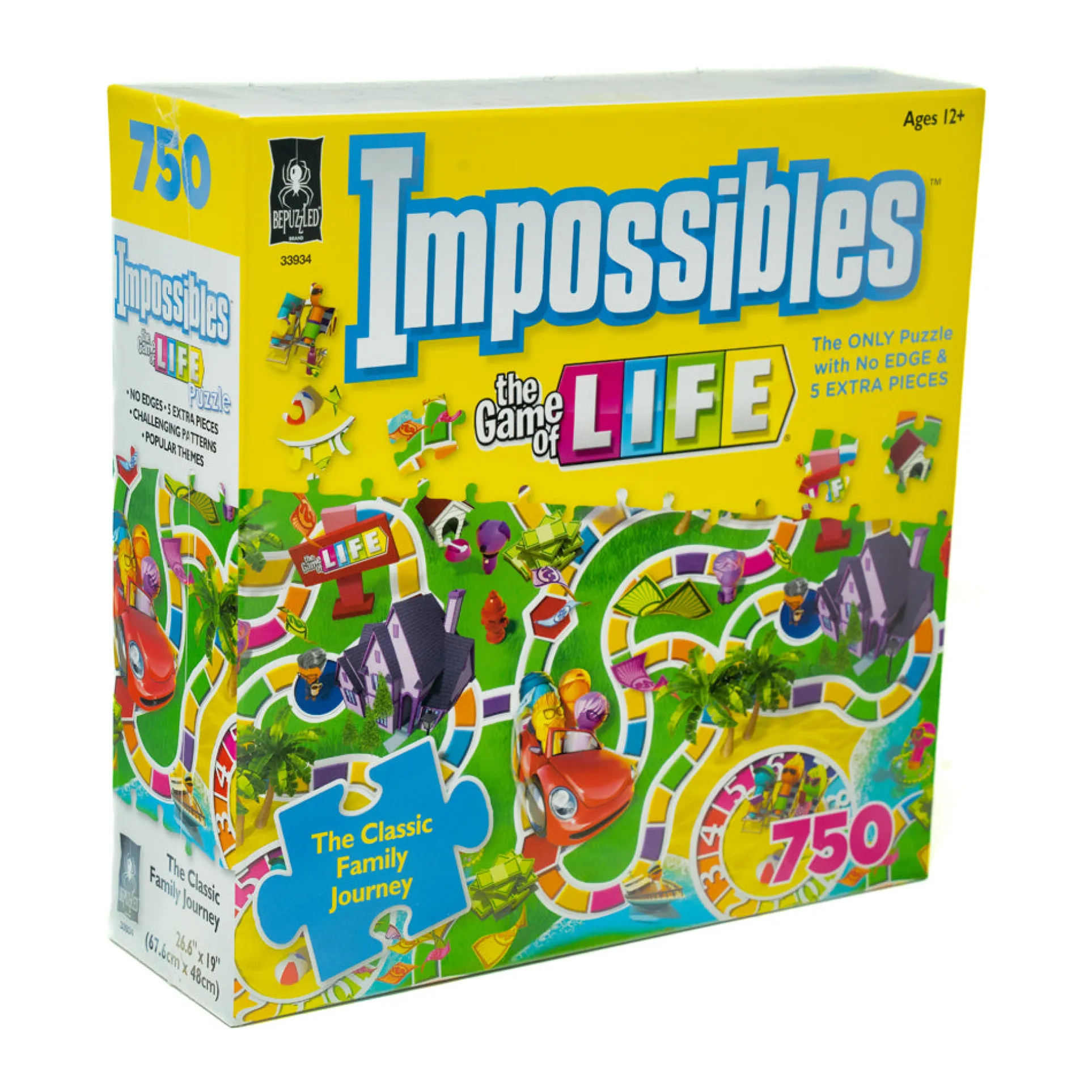 Hasbro The Game of Life Impossibles Puzzle - 750 pc