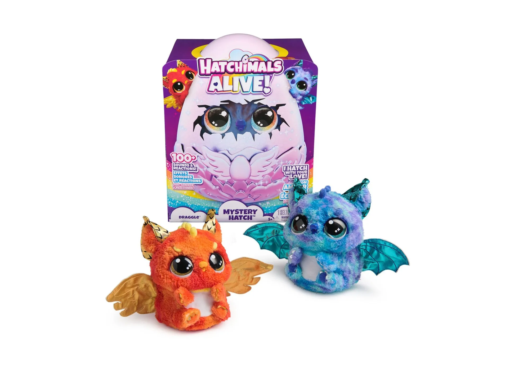 Hatchimals Alive Mystery Hatch Draggle - Interactive Hatching Experience