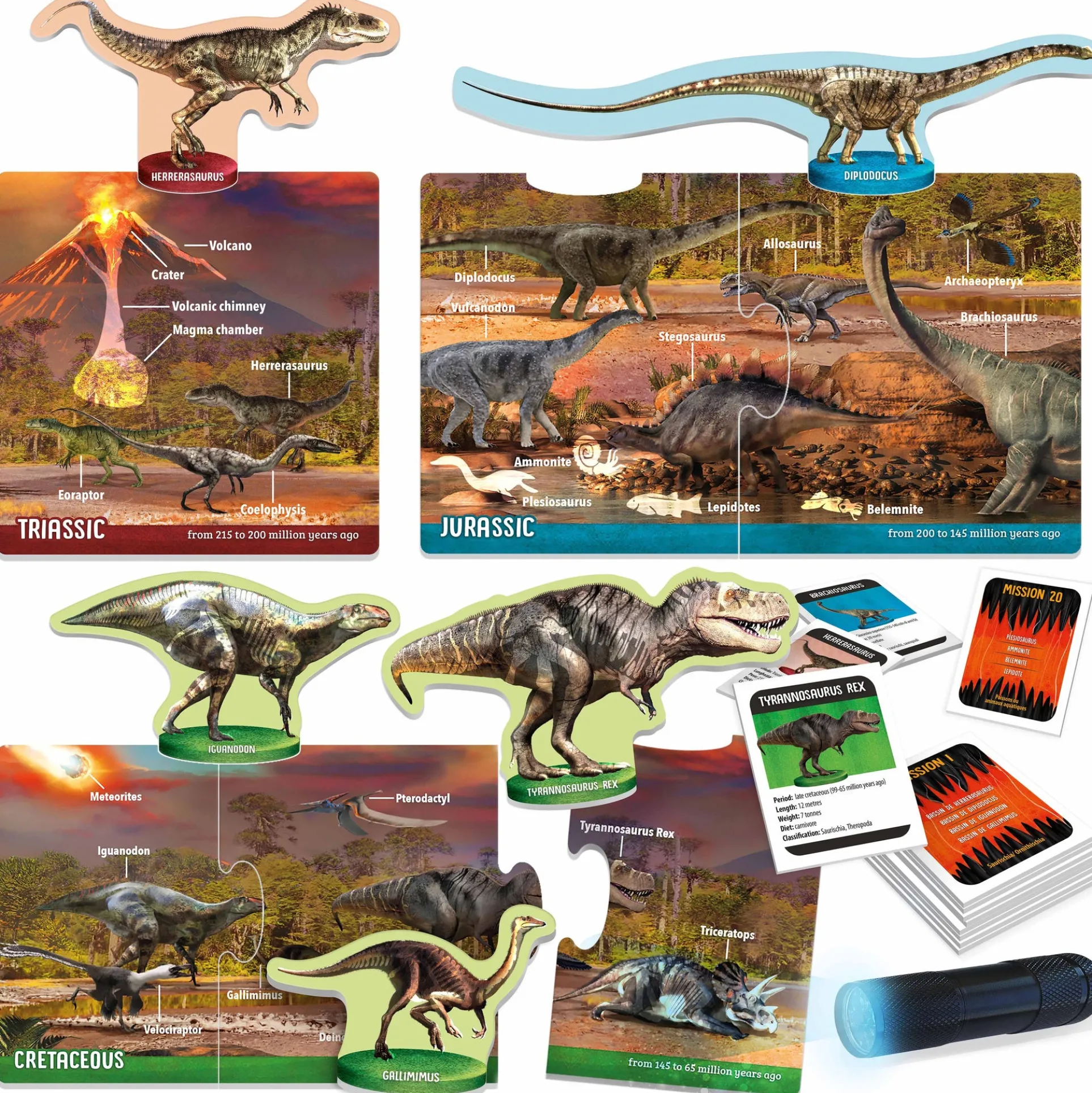 Headu Dinosaurs Under X-Ray - Mesozoic Adventure - Educational Game